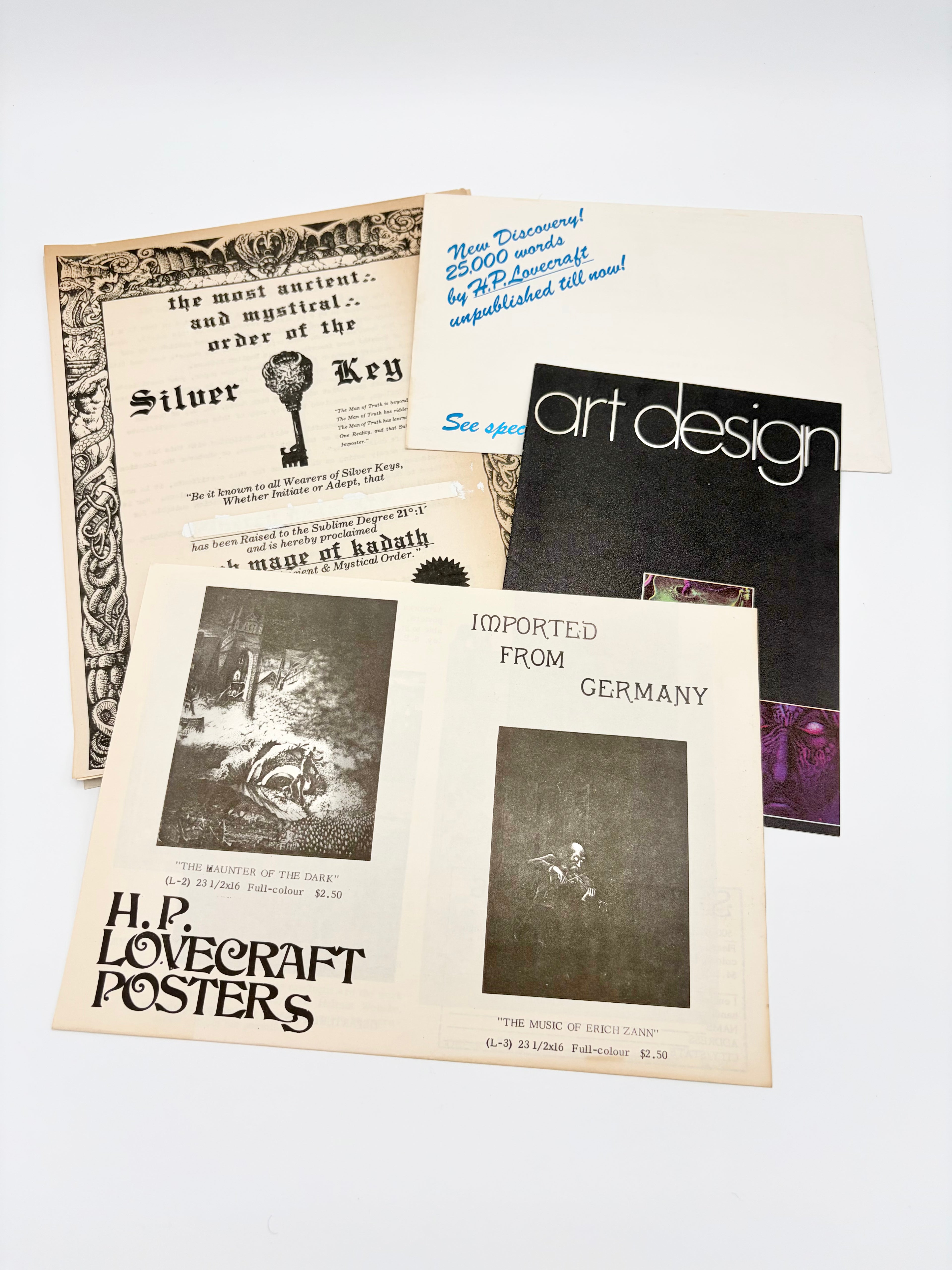Lovecraftian Ephemera Lot