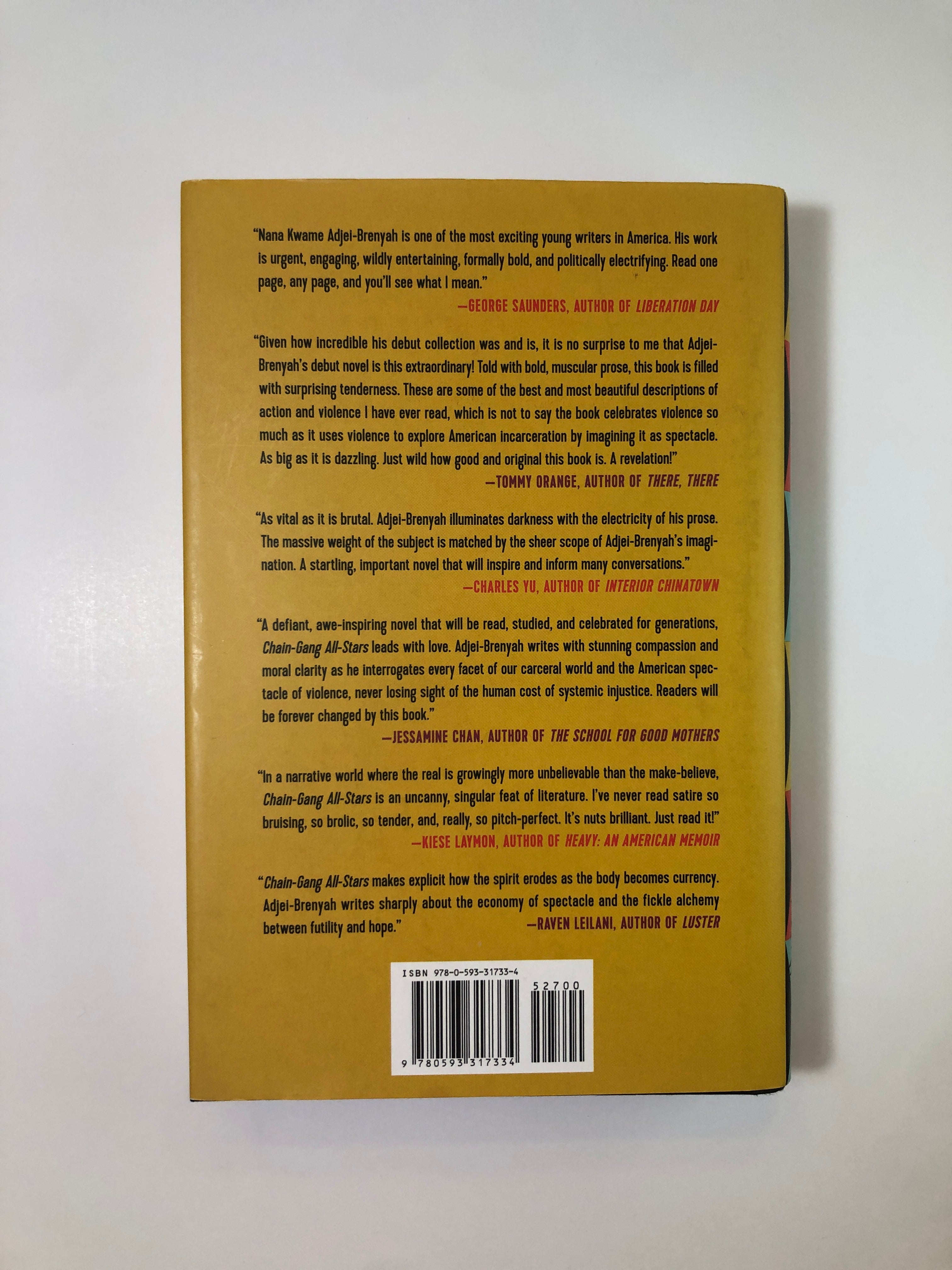 Chain Gang All-Stars by Nana Kwame Adjei-Brenyah