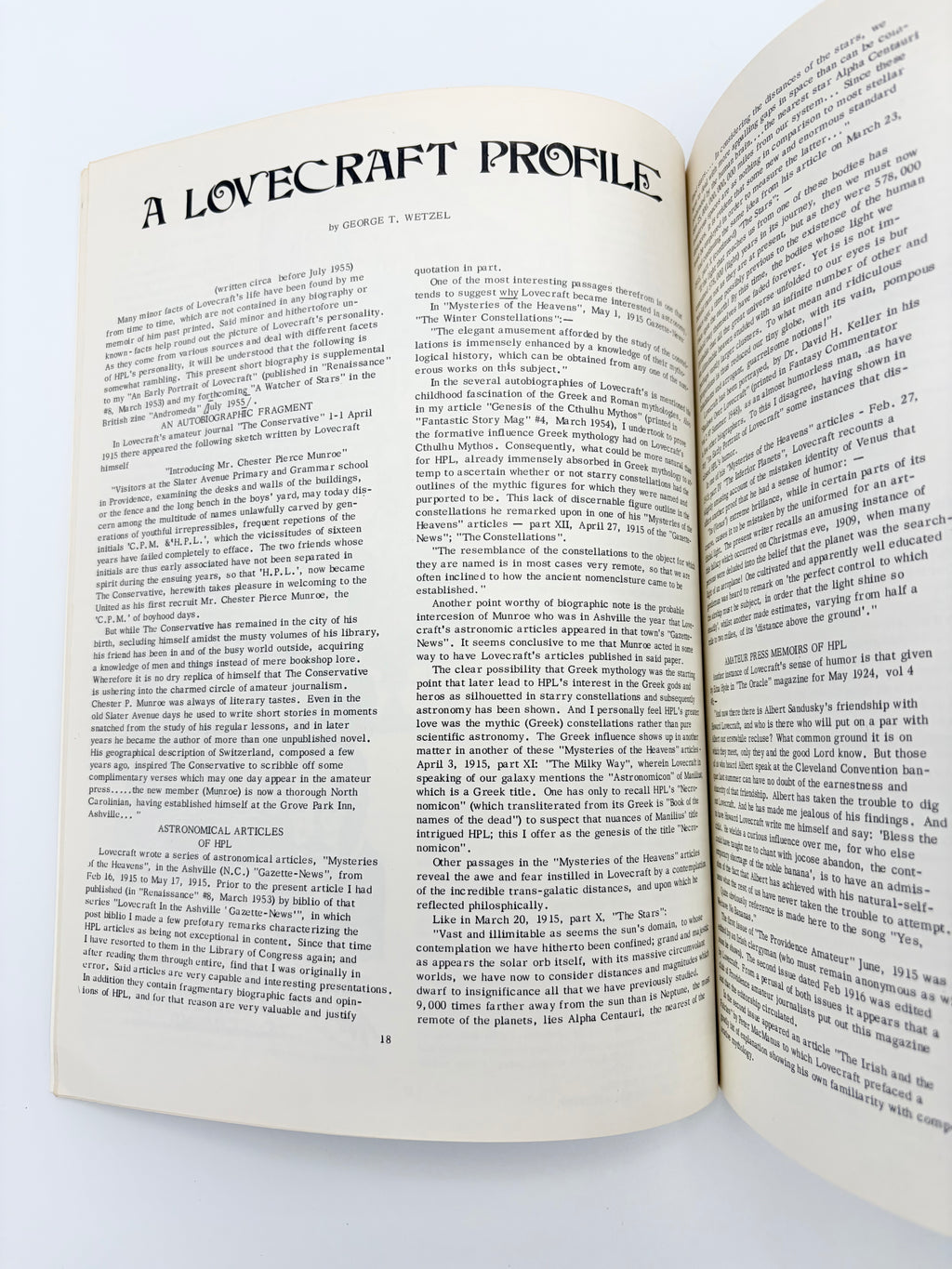 Nyctalops Volume II No. 1 edited by Harry O. Morris, Jr.