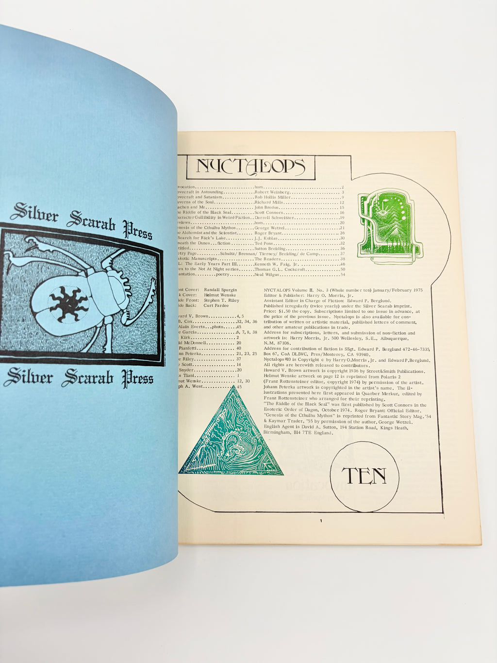 Nyctalops Volume II No. 3 edited by Harry O. Morris, Jr.