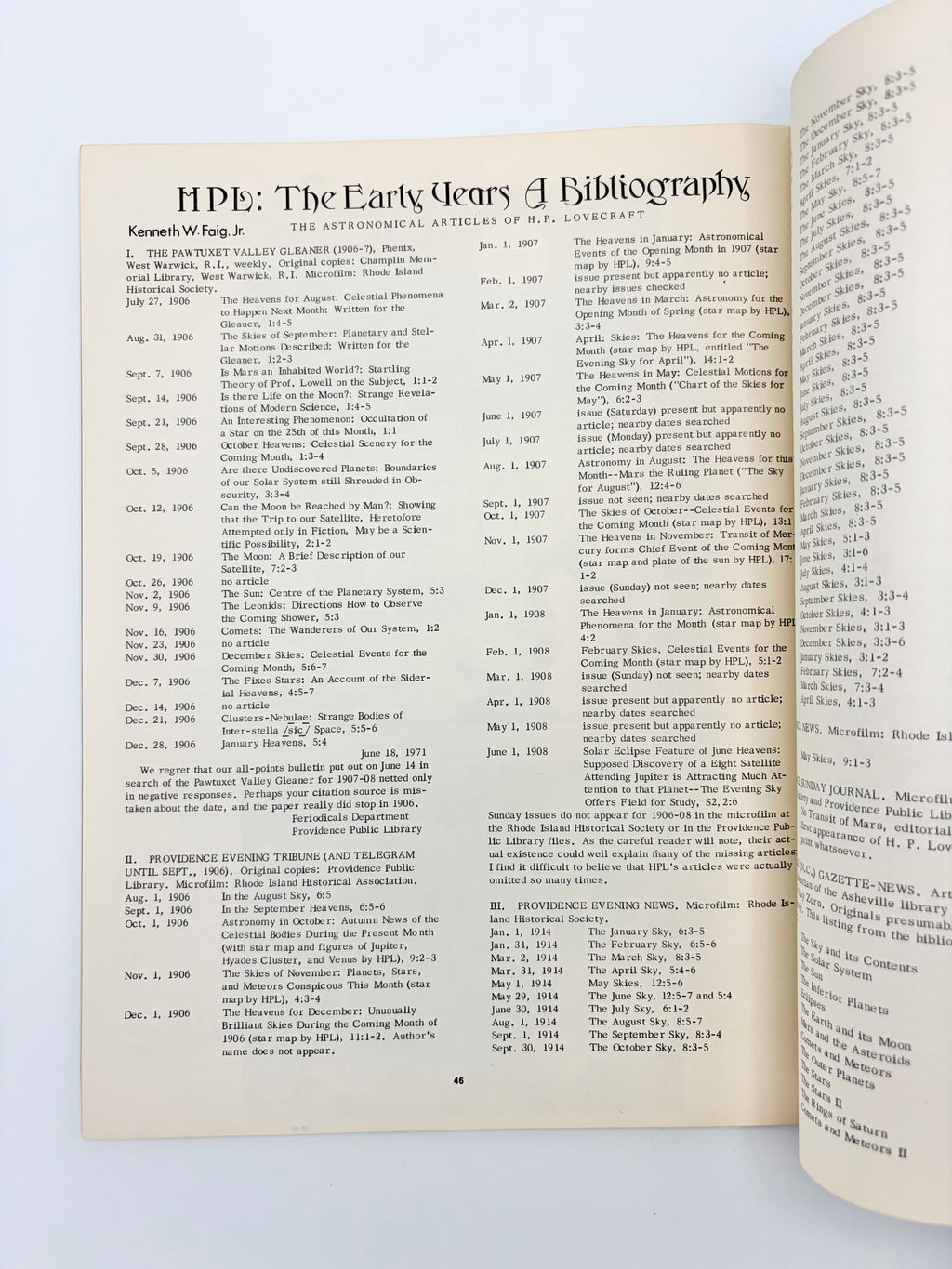 Nyctalops Volume II No. 3 edited by Harry O. Morris, Jr.