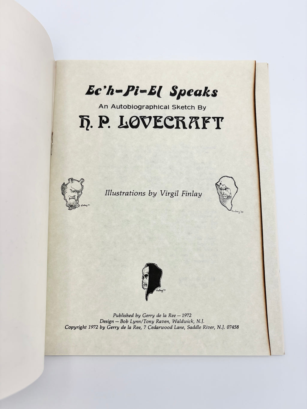 Ec'h-Pi-El Speaks: An Autobiographical Sketch by H.P. Lovecraft