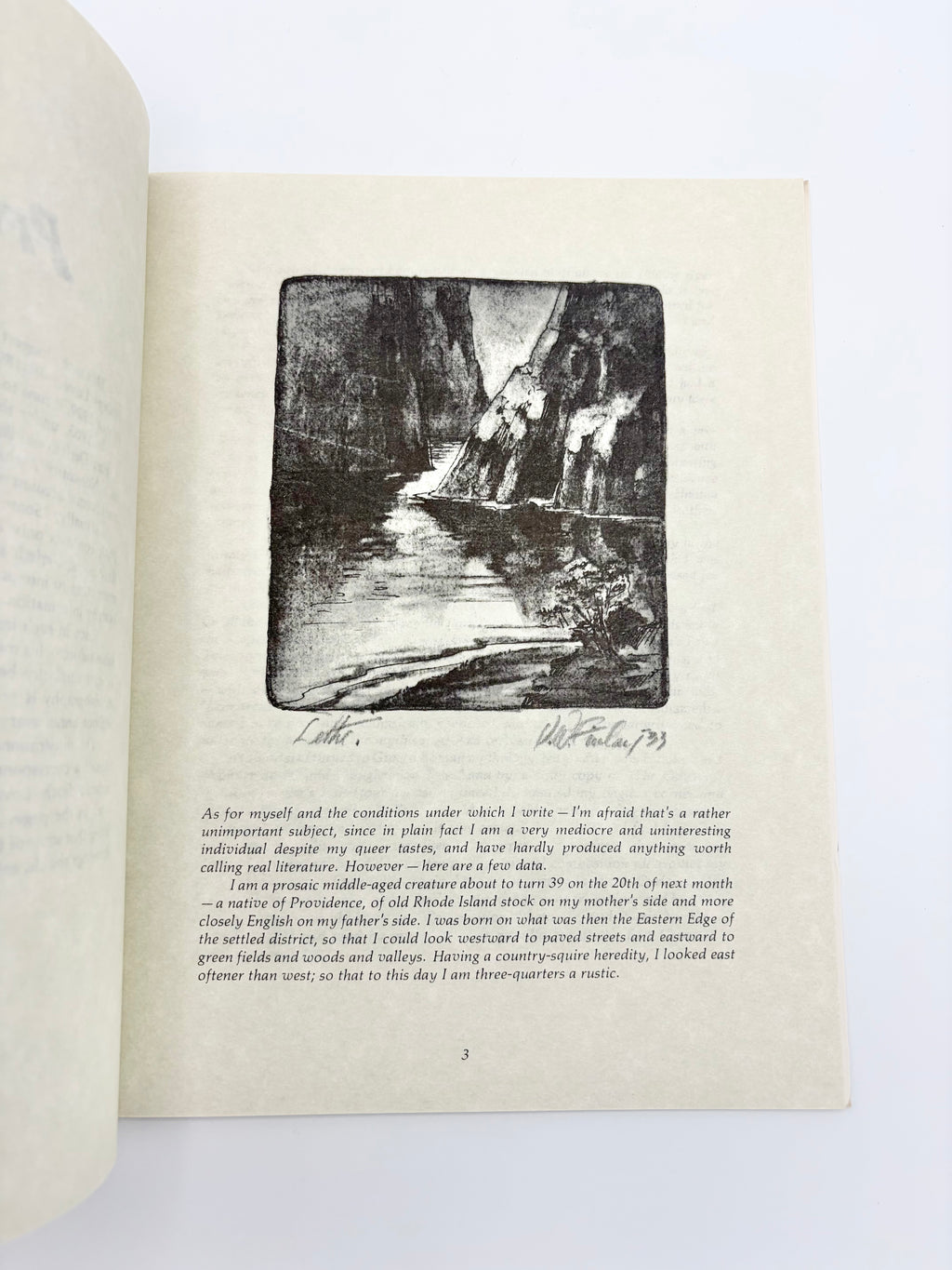Ec'h-Pi-El Speaks: An Autobiographical Sketch by H.P. Lovecraft