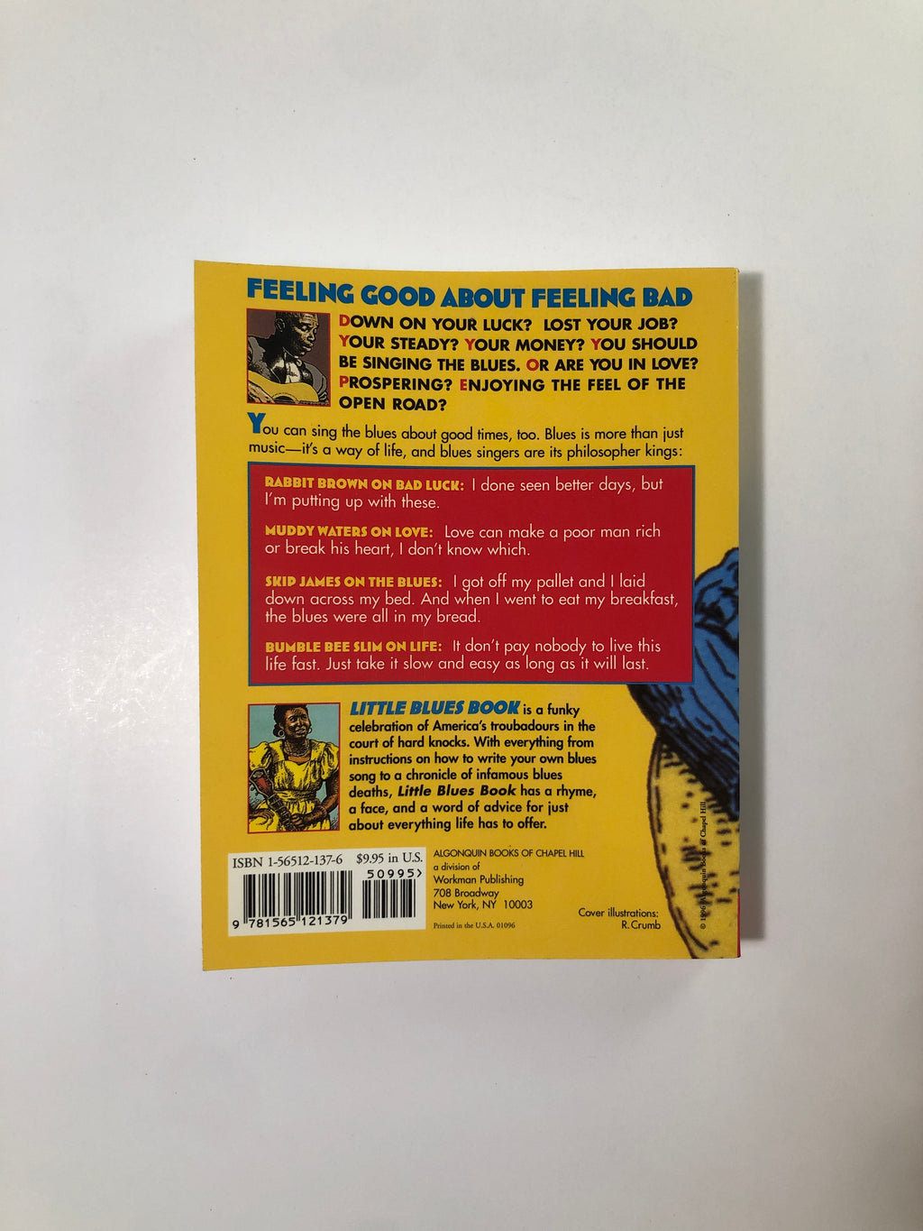 Little Blues Book by Brian Robertson with Illustrations by R. Crumb