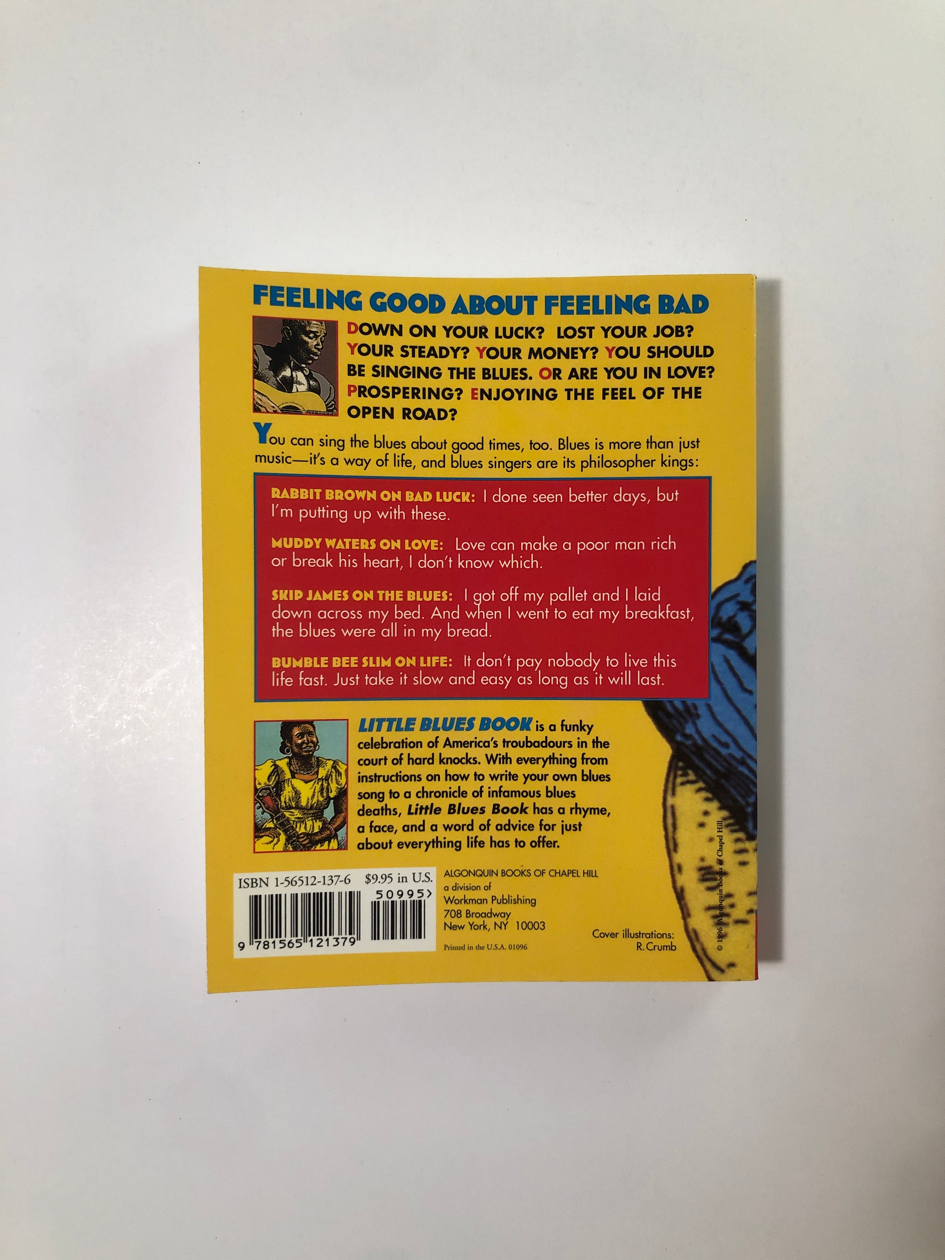 Little Blues Book by Brian Robertson with Illustrations by R. Crumb