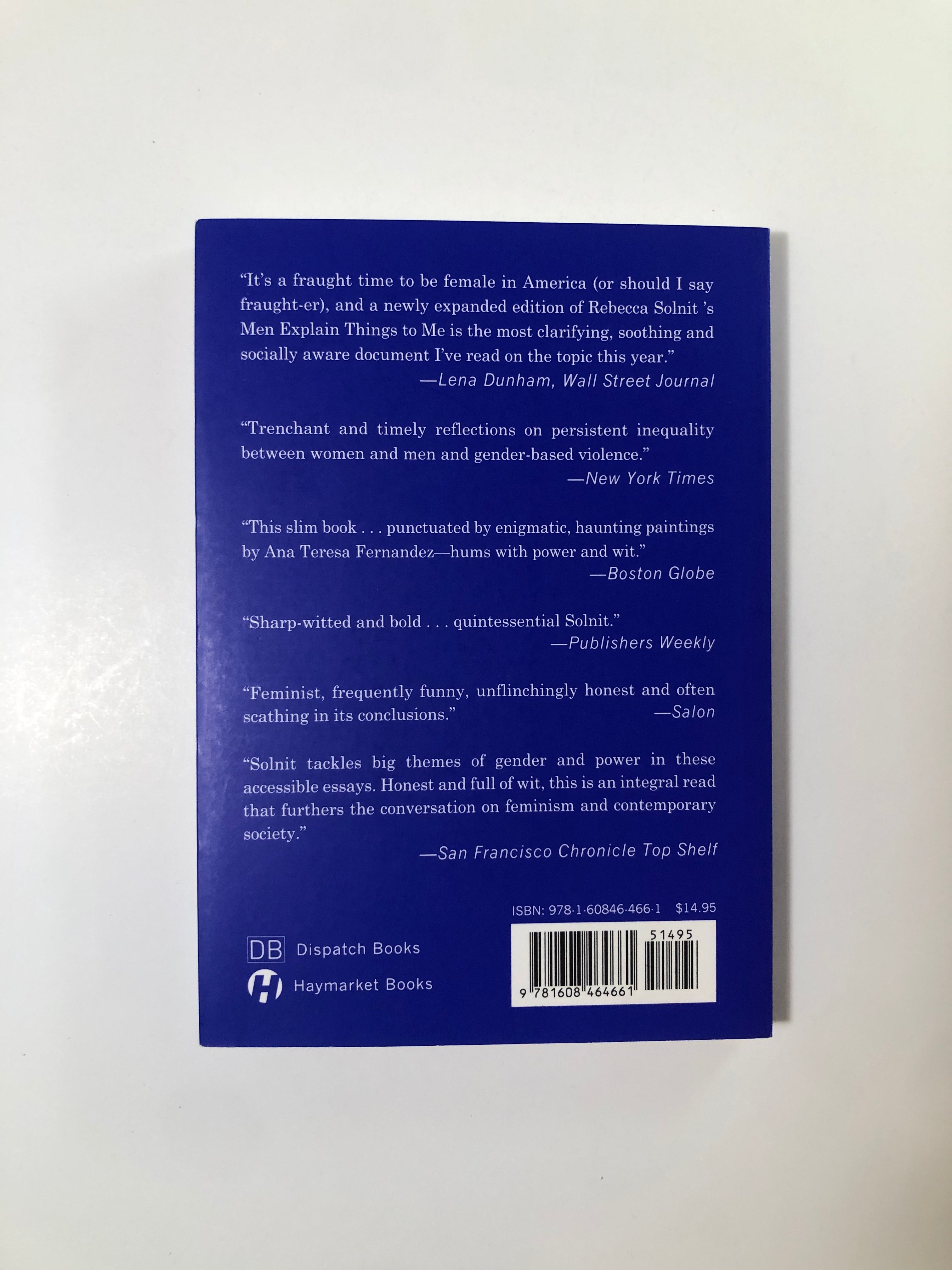 Men Explain Things to Me by Rebecca Solnit