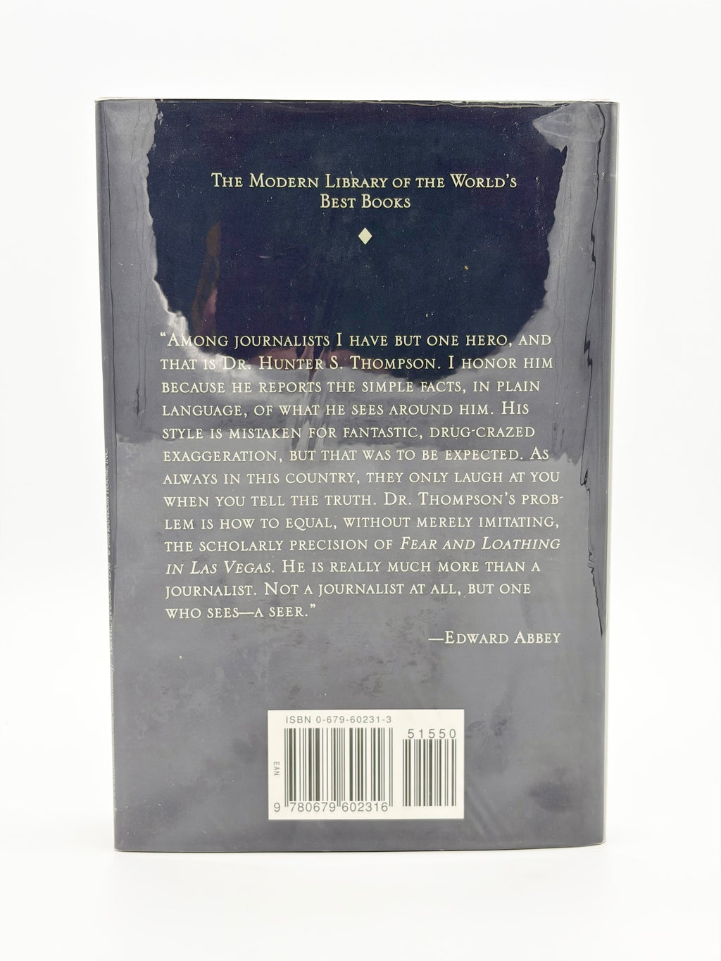 Fear and Loathing in Las Vegas and other American Stories by Hunter S. Thompson - The Modern Library