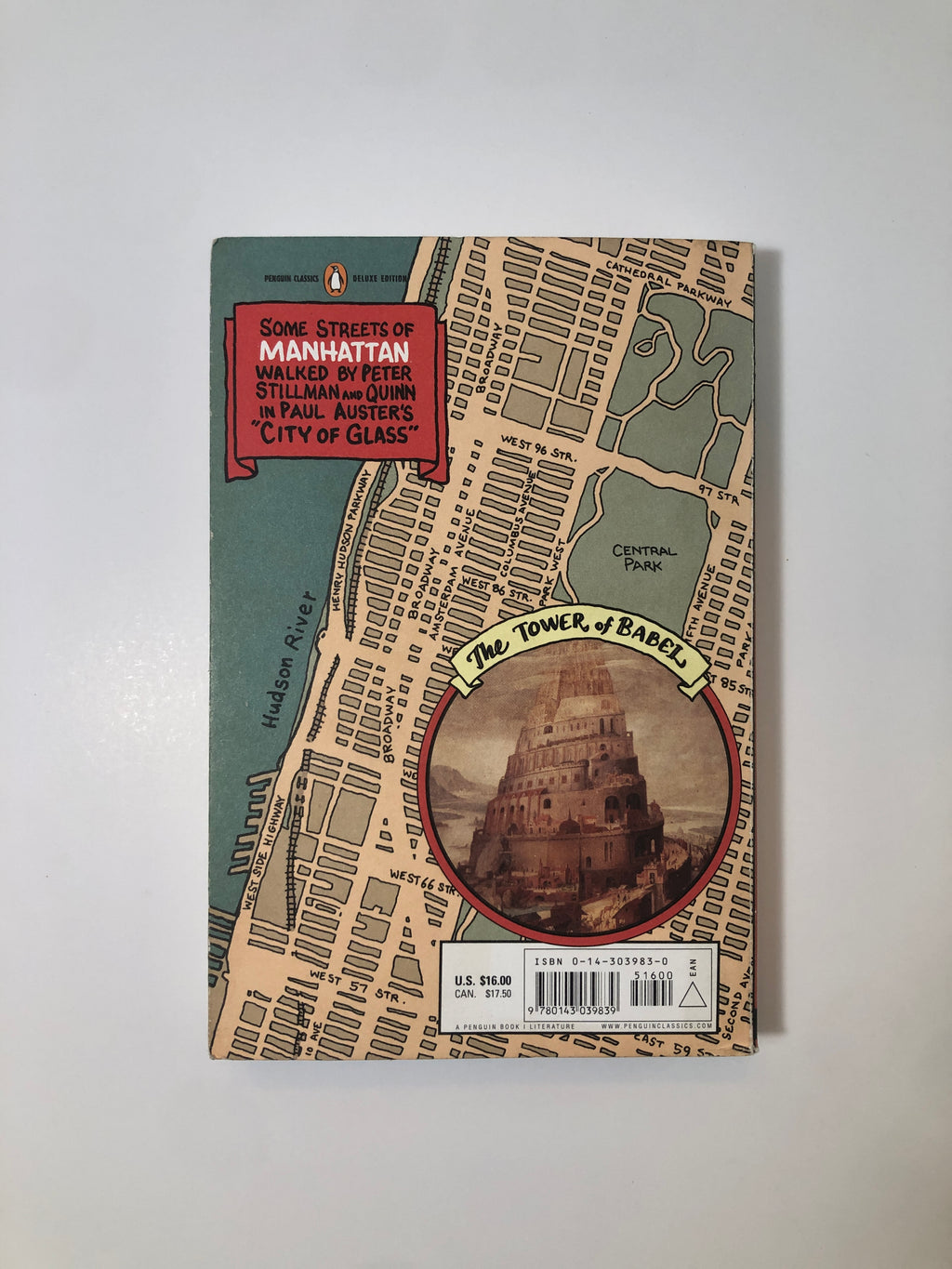 The New York Trilogy by Paul Auster - Penguin Classics Deluxe Edition