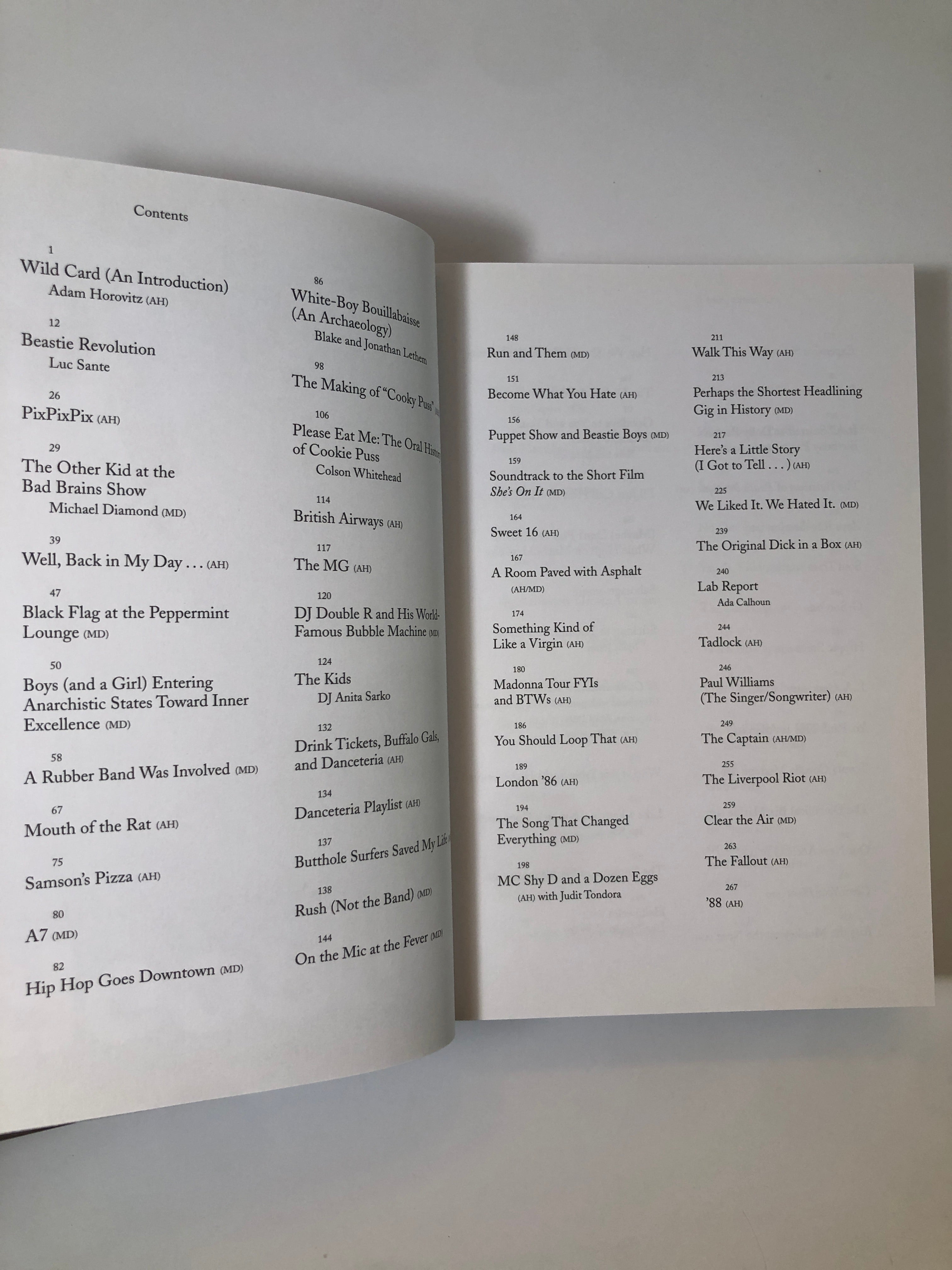 Beastie Boys Book by Michael Diamond and Adam Horovitz