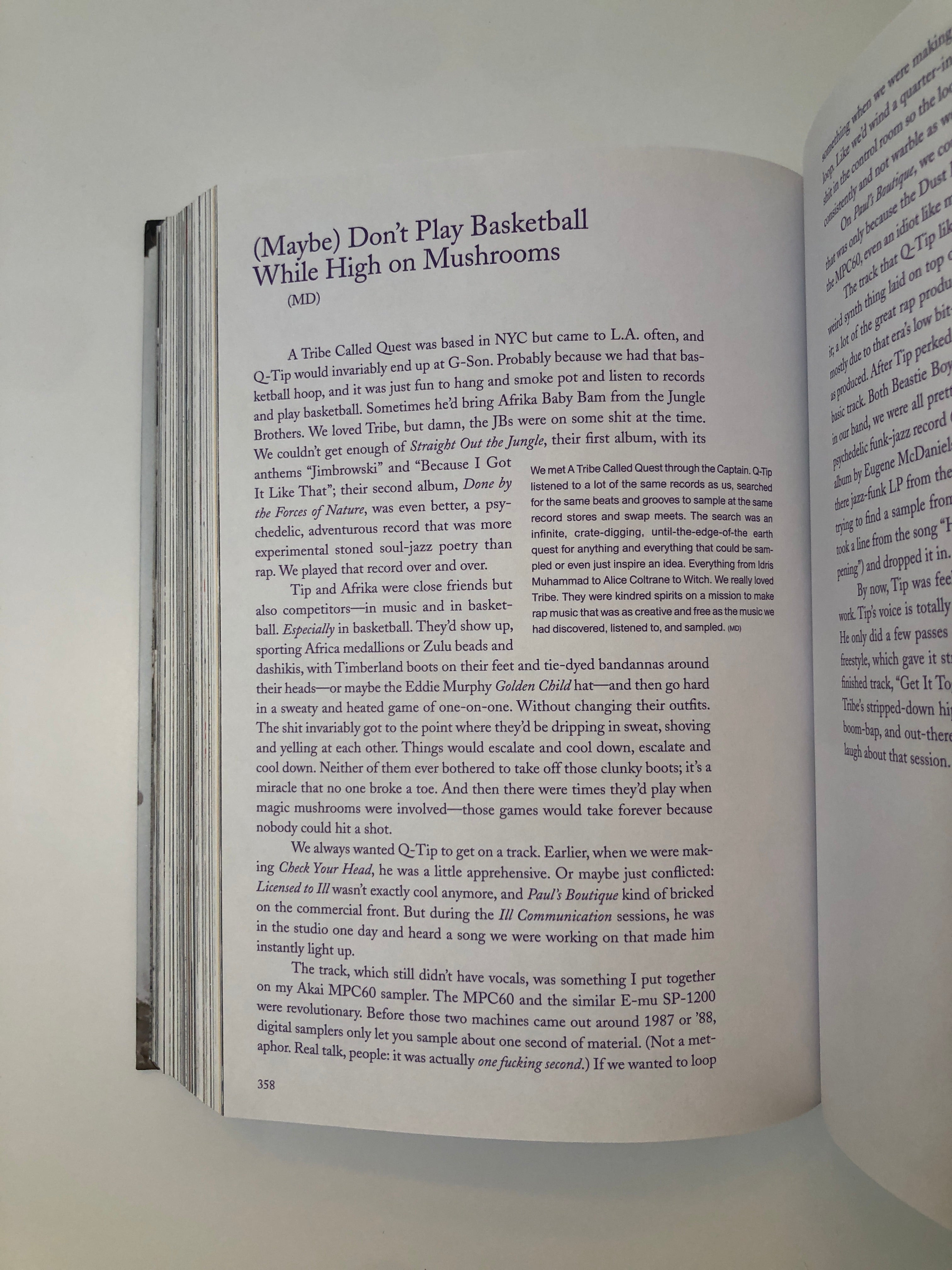 Beastie Boys Book by Michael Diamond and Adam Horovitz