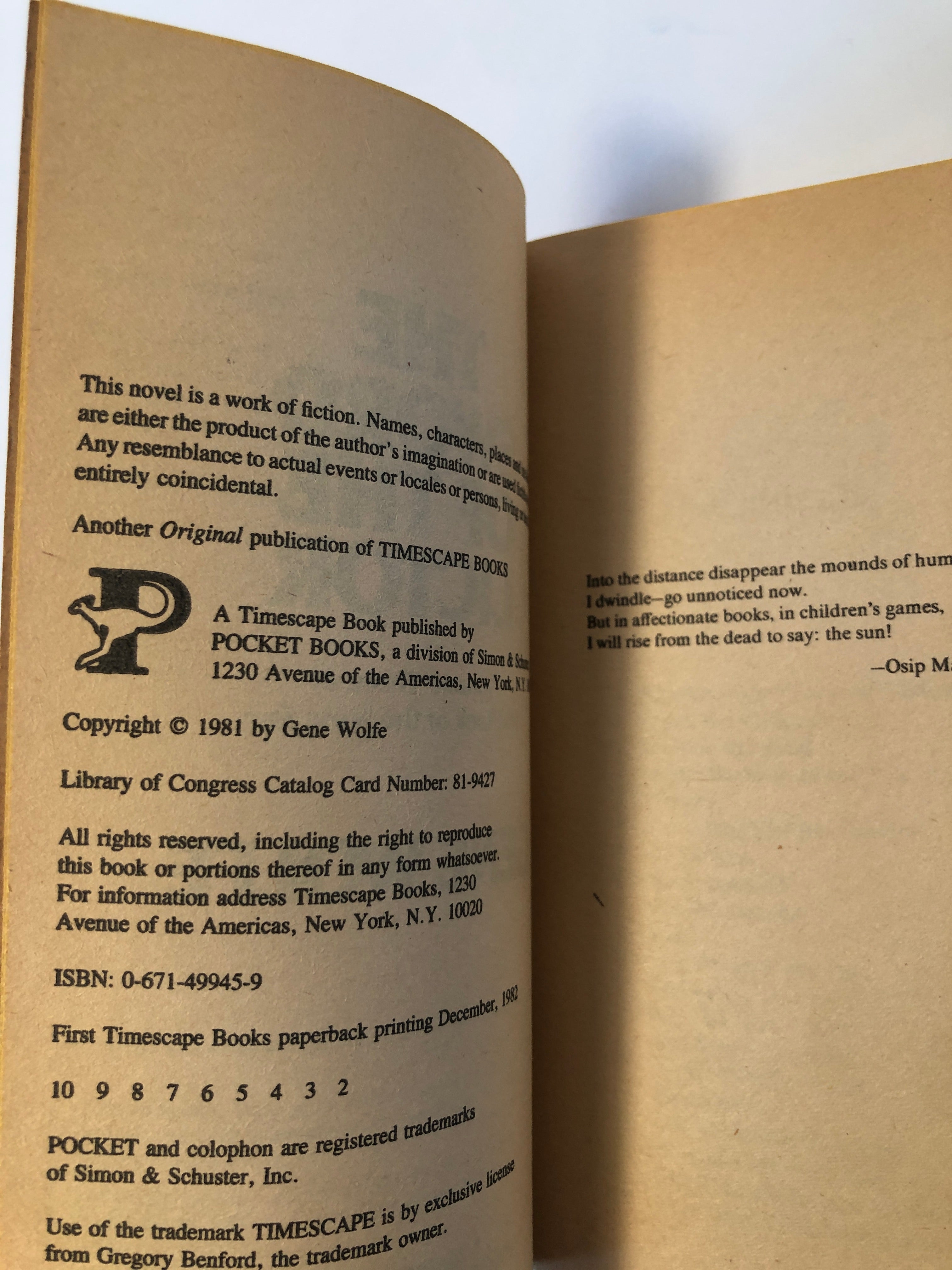 The Sword of the Lictor by Gene Wolfe