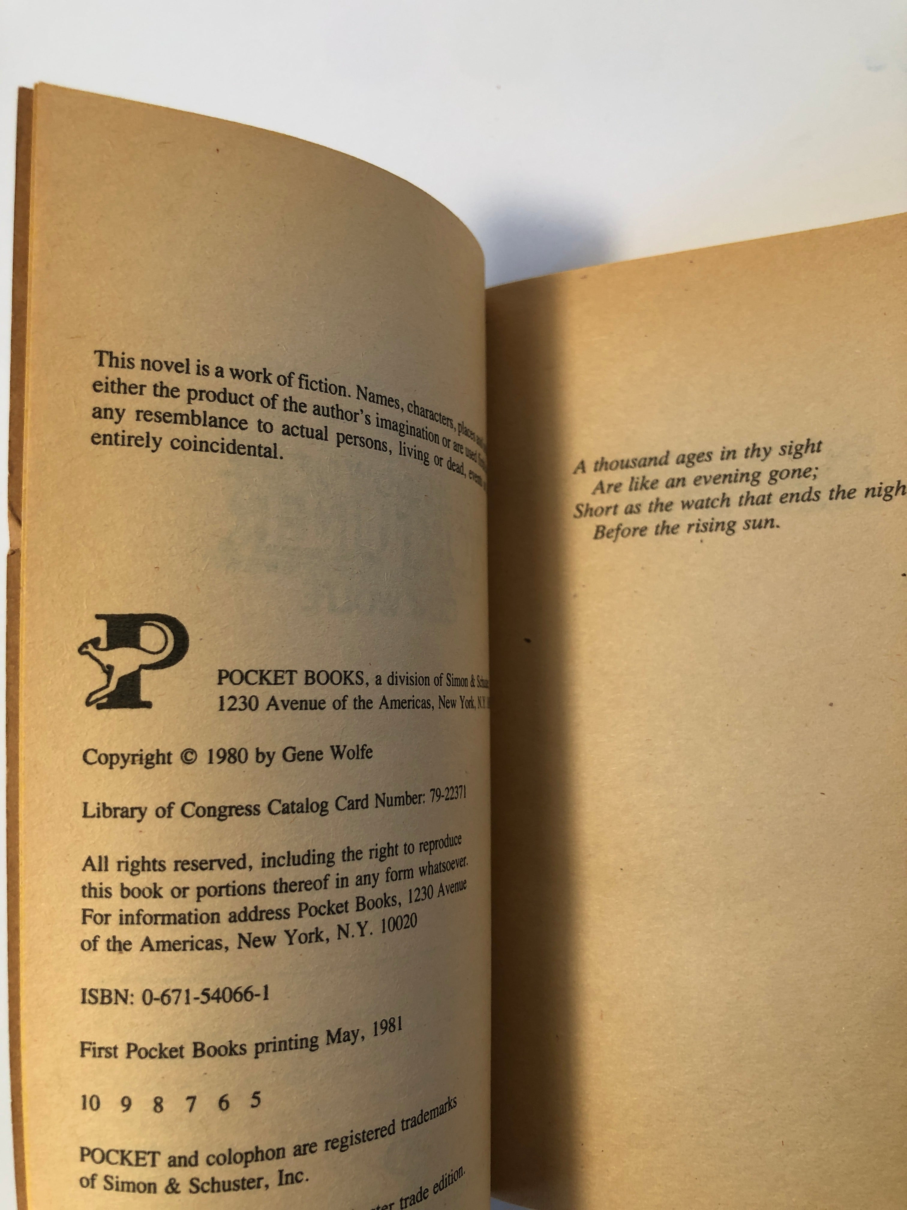 The Shadow of the Torturer by Gene Wolfe