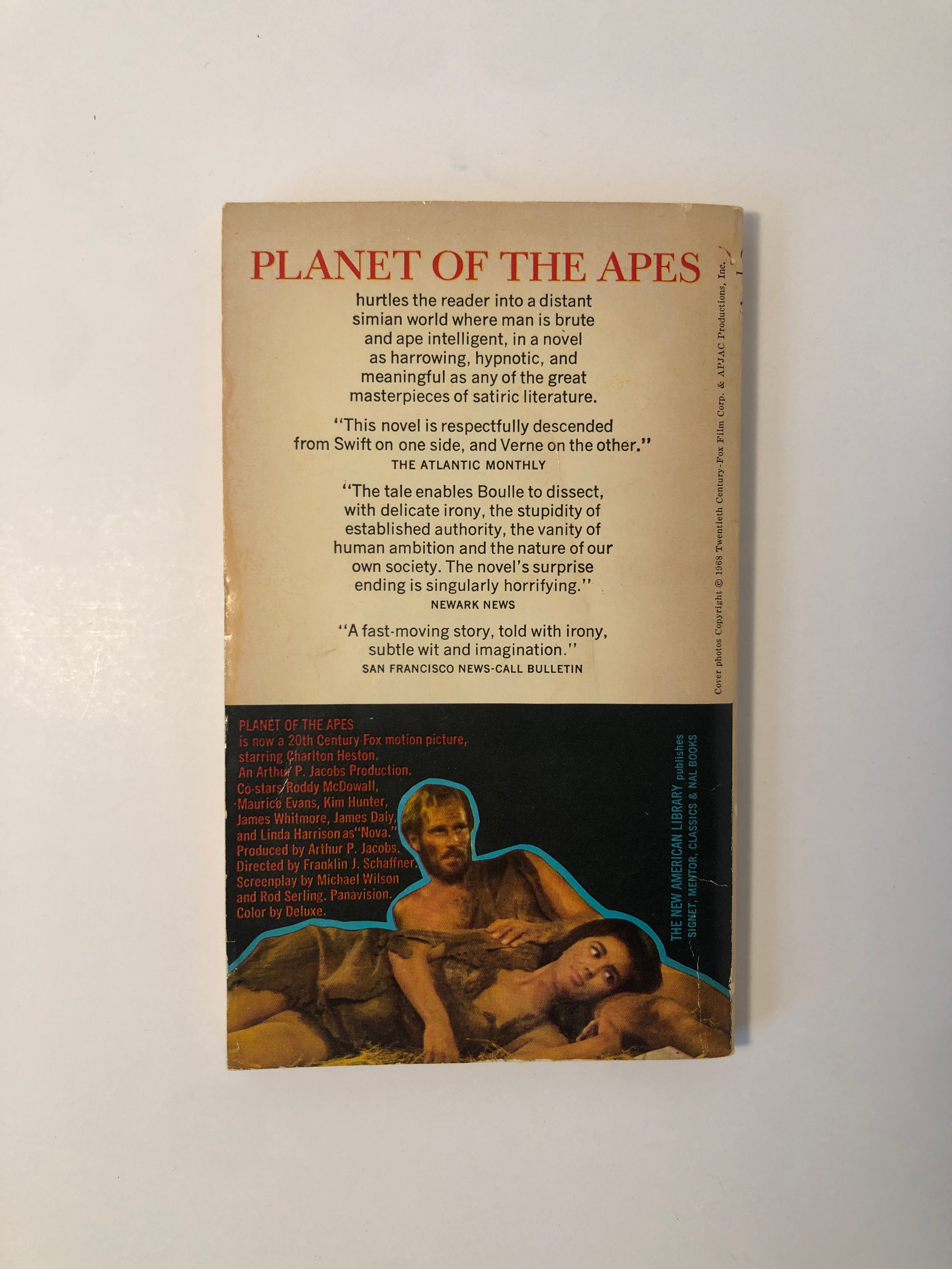 The Planet of the Apes by Pierre Boulle