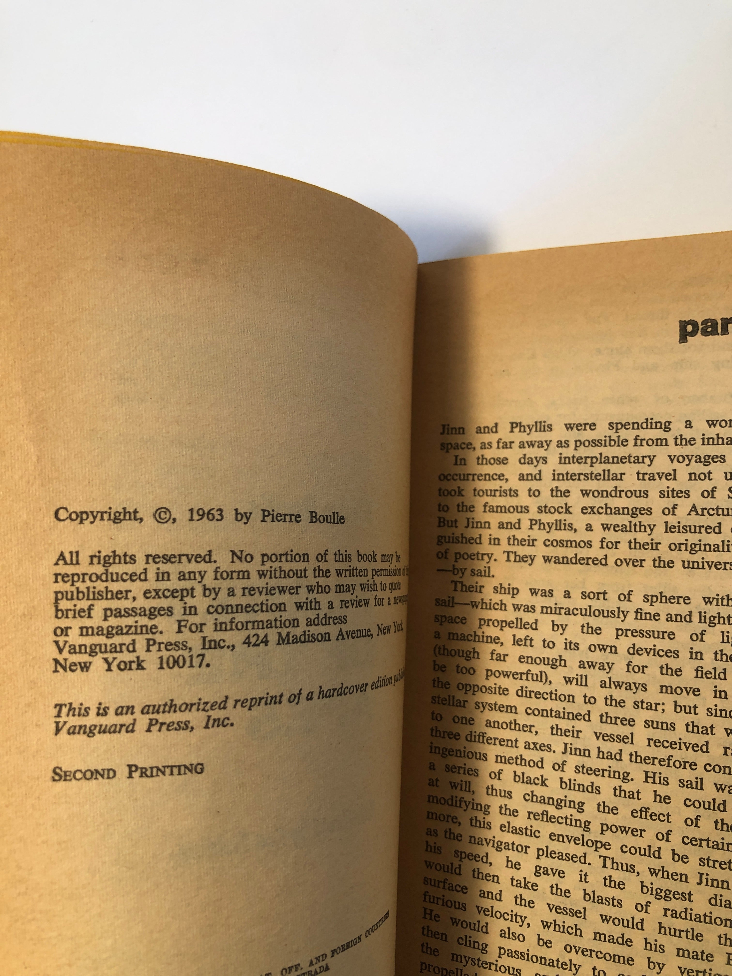 The Planet of the Apes by Pierre Boulle