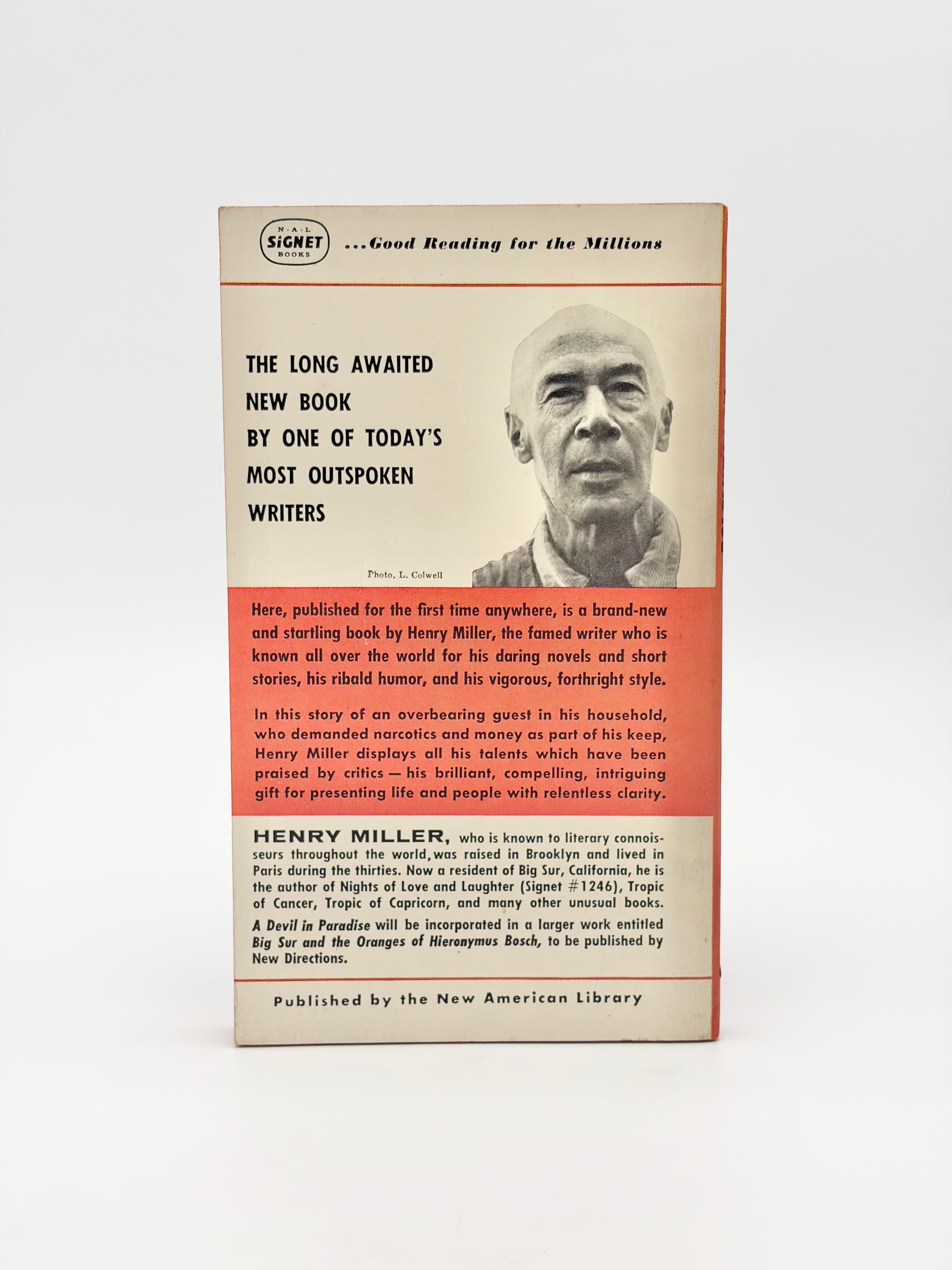A Devil in Paradise by Henry Miller