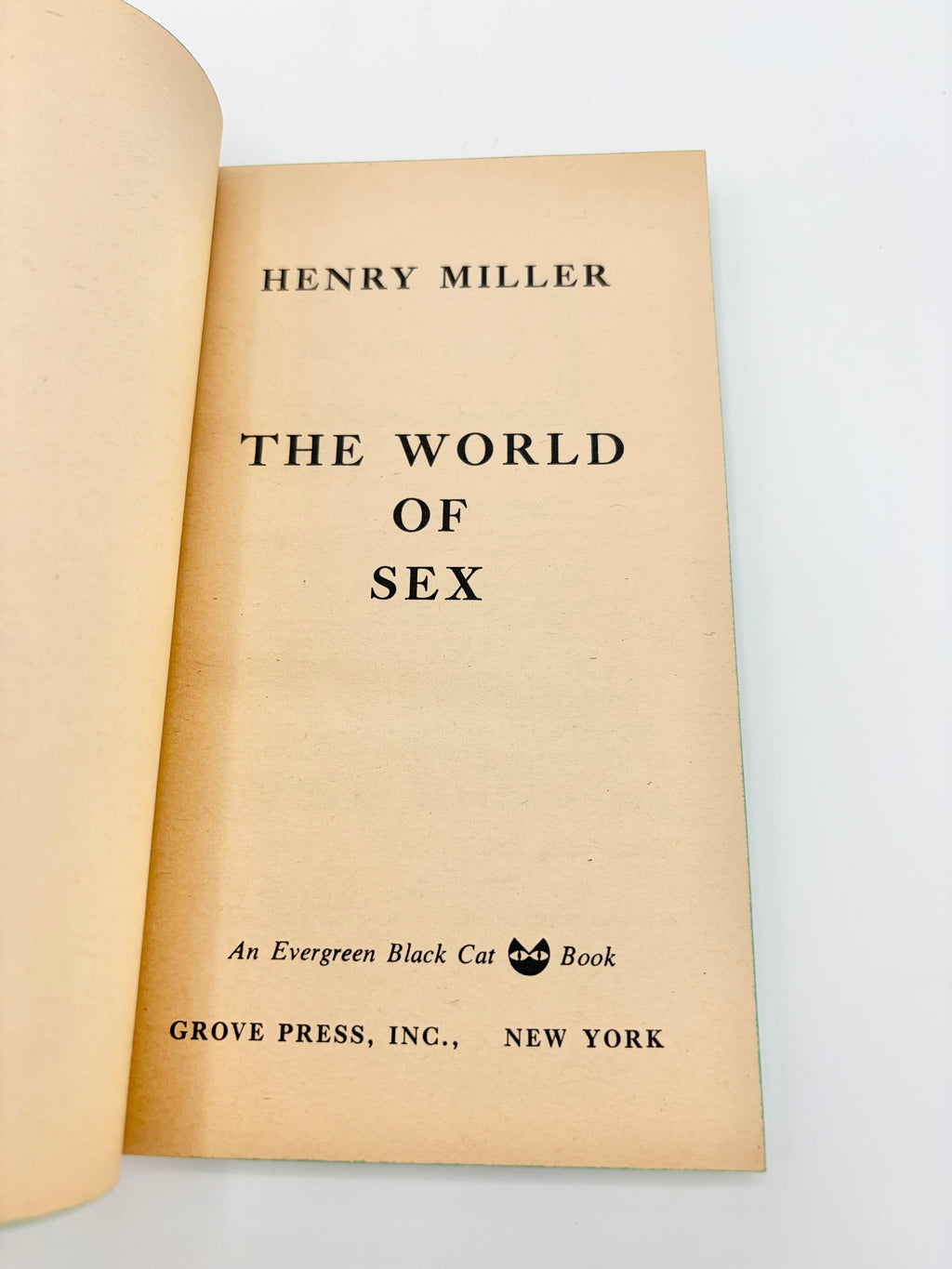The World of Sex by Henry Miller