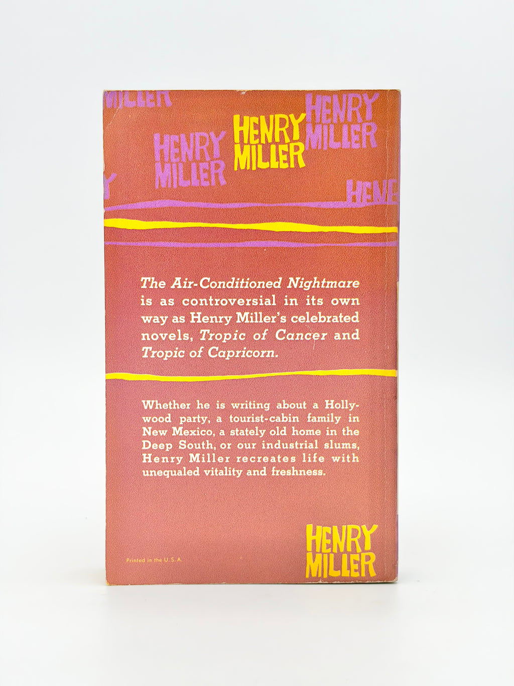 The Air-Conditioned Nightmare by Henry Miller
