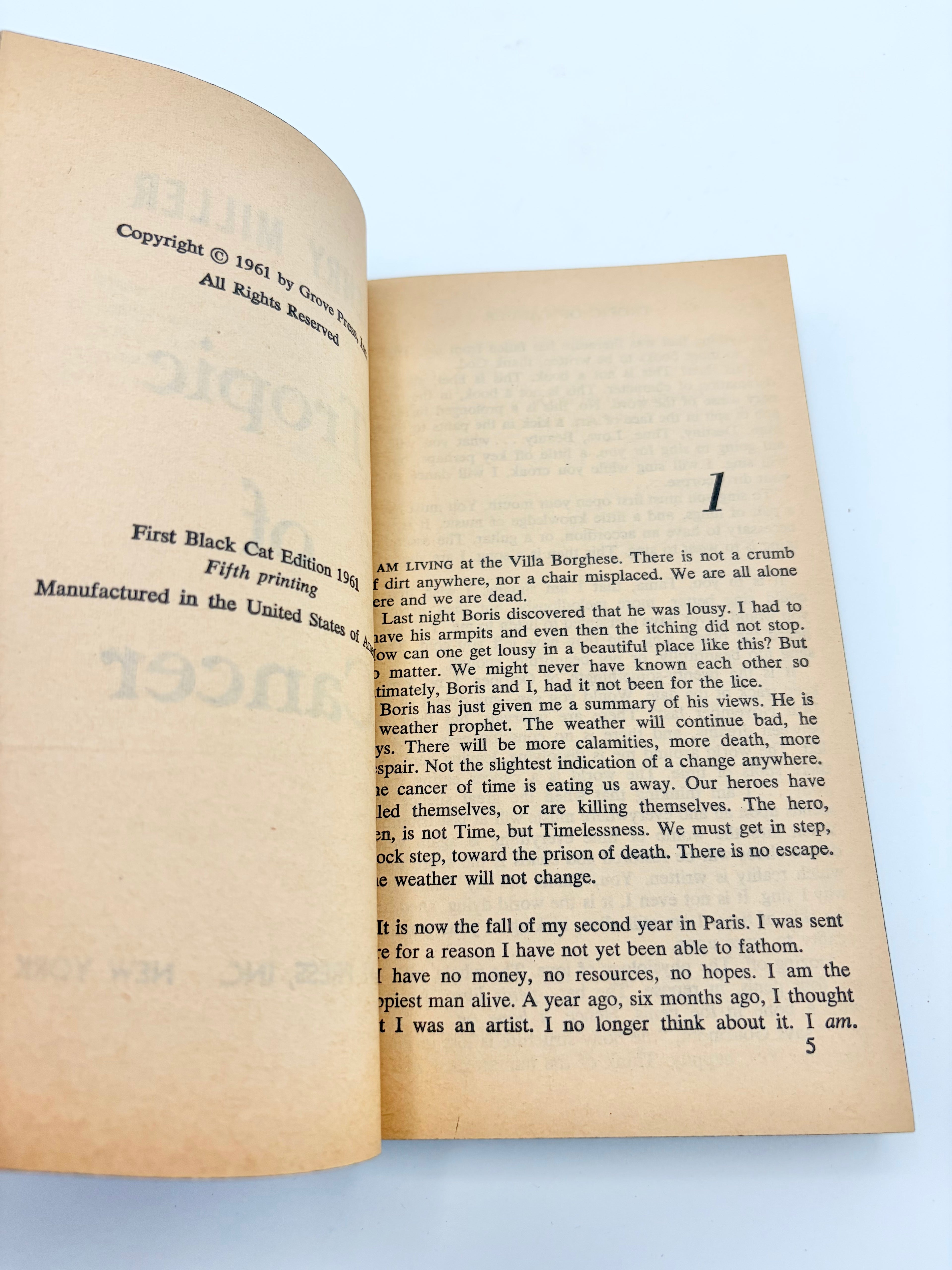 Tropic of Cancer by Henry Miller