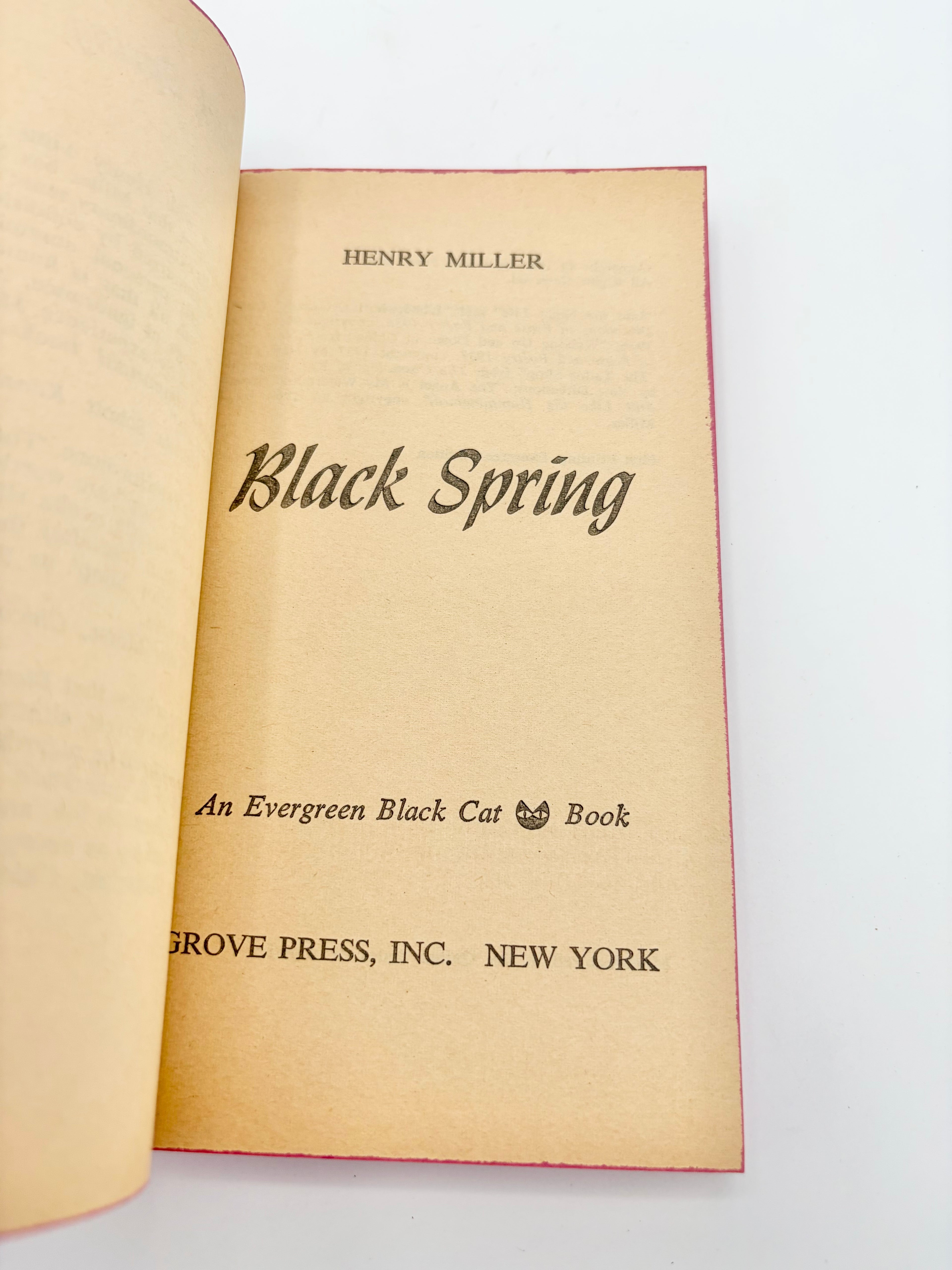 Black Spring by Henry Miller