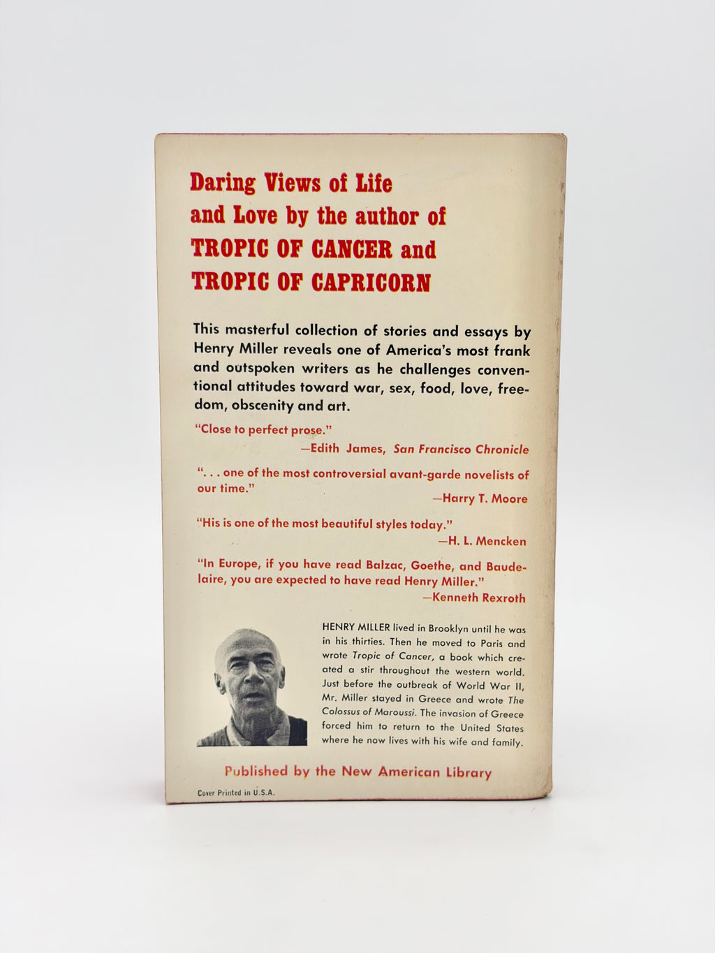 The Intimate Henry Miller