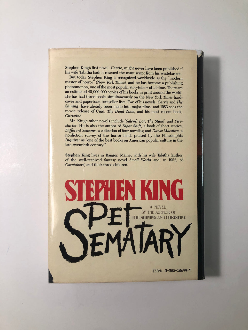 Pet Sematary by Stephen King