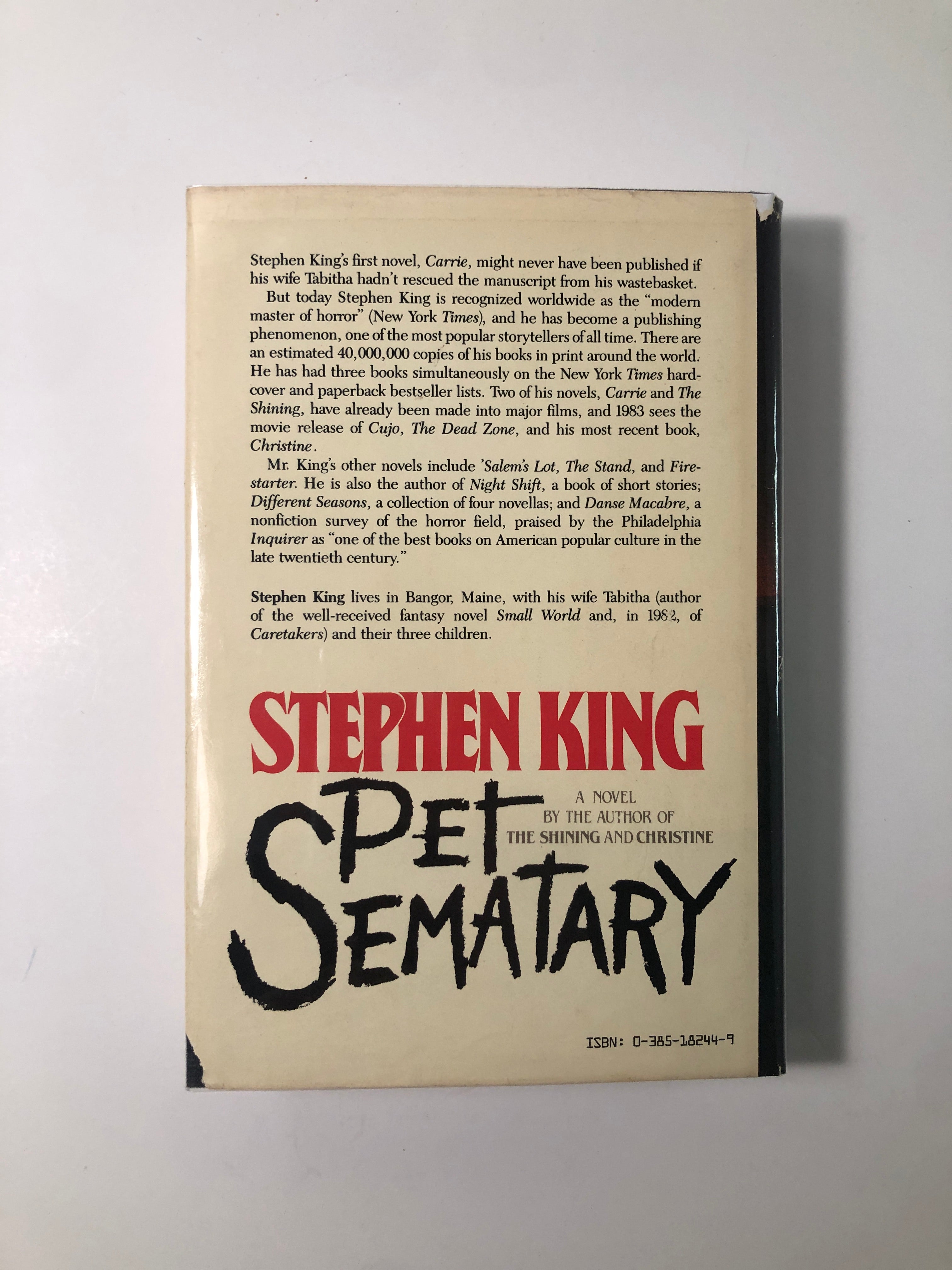 Pet Sematary by Stephen King