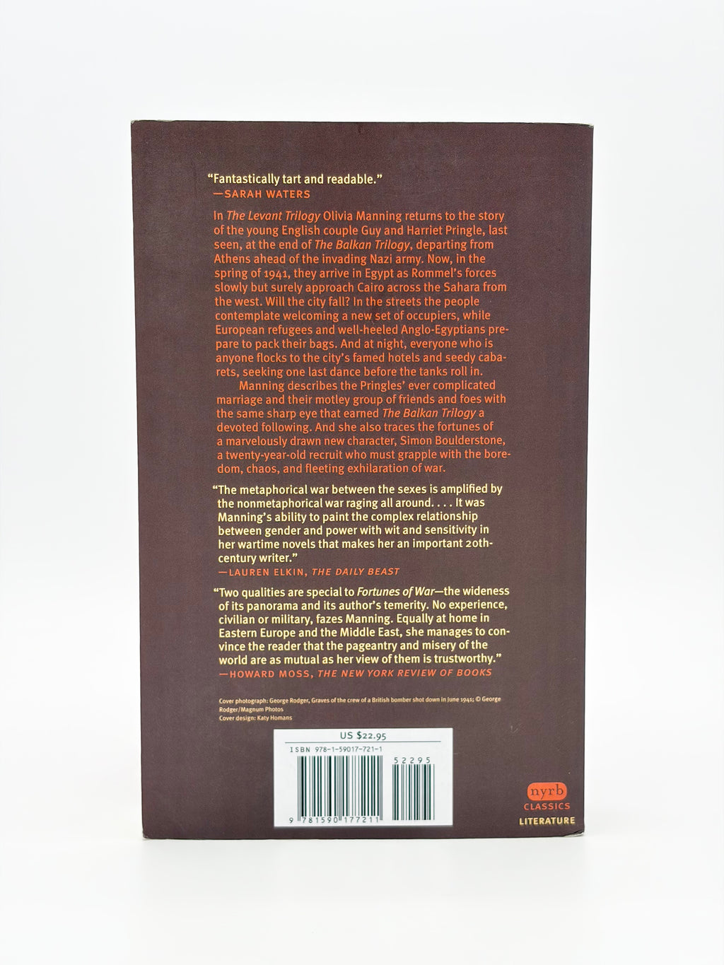 Fortunes of War: The Levant Trilogy by Olivia Manning - NYRB Classics