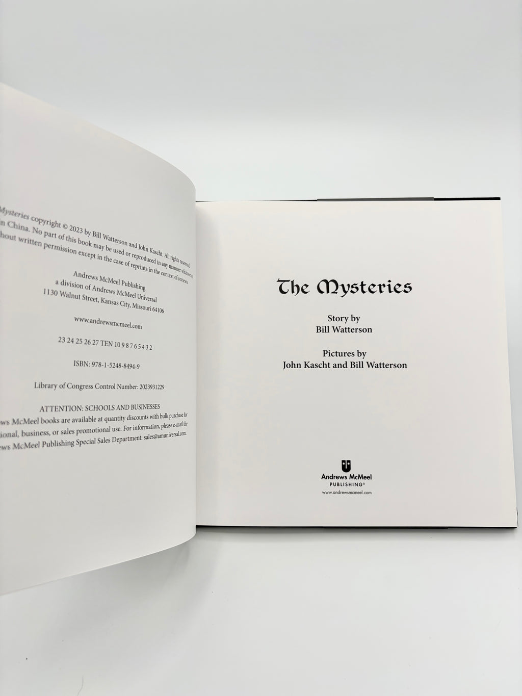 The Mysteries by Bill Watterson and John Kascht