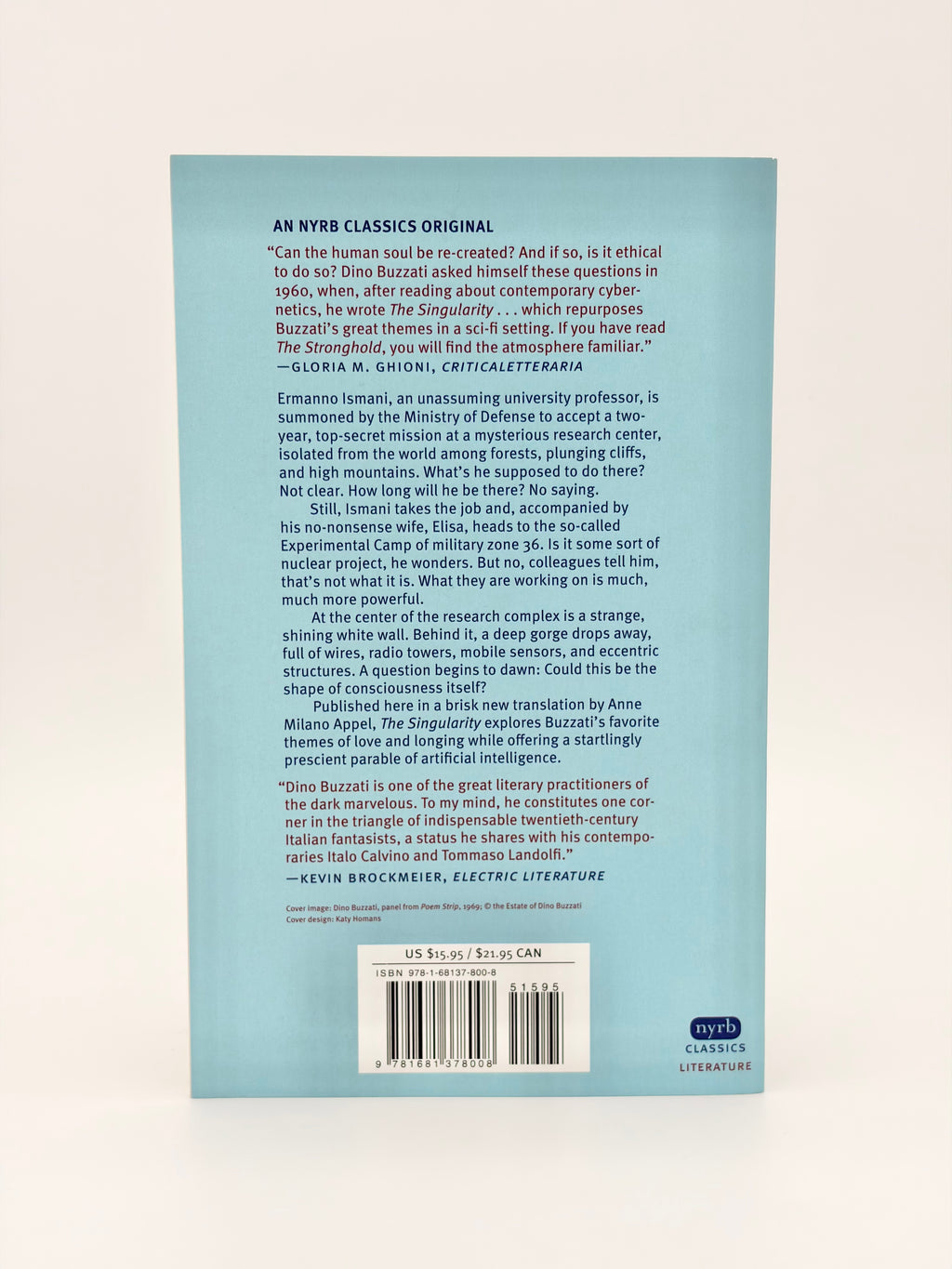The Singularity by Dino Buzzati - NYRB Classics