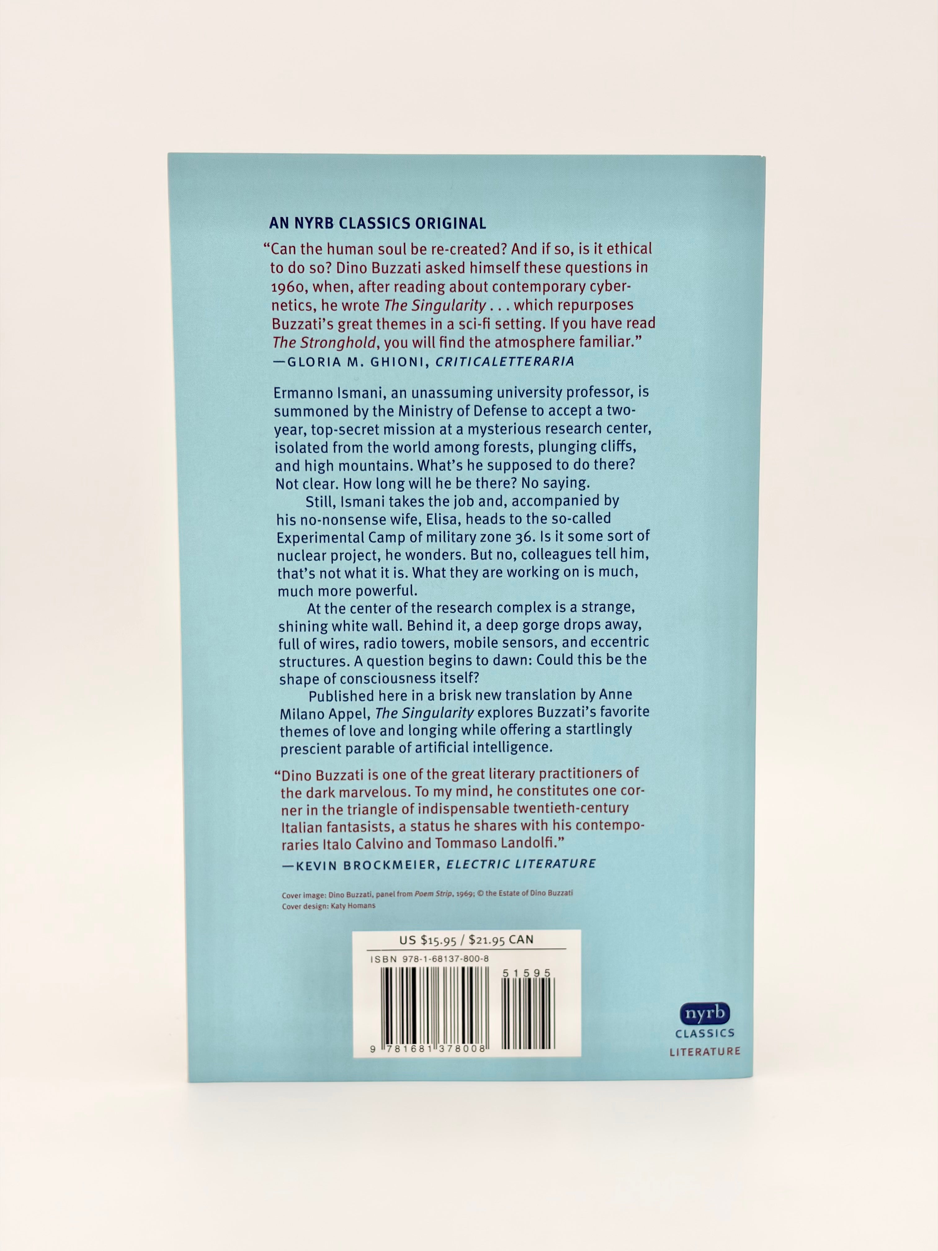 The Singularity by Dino Buzzati - NYRB Classics