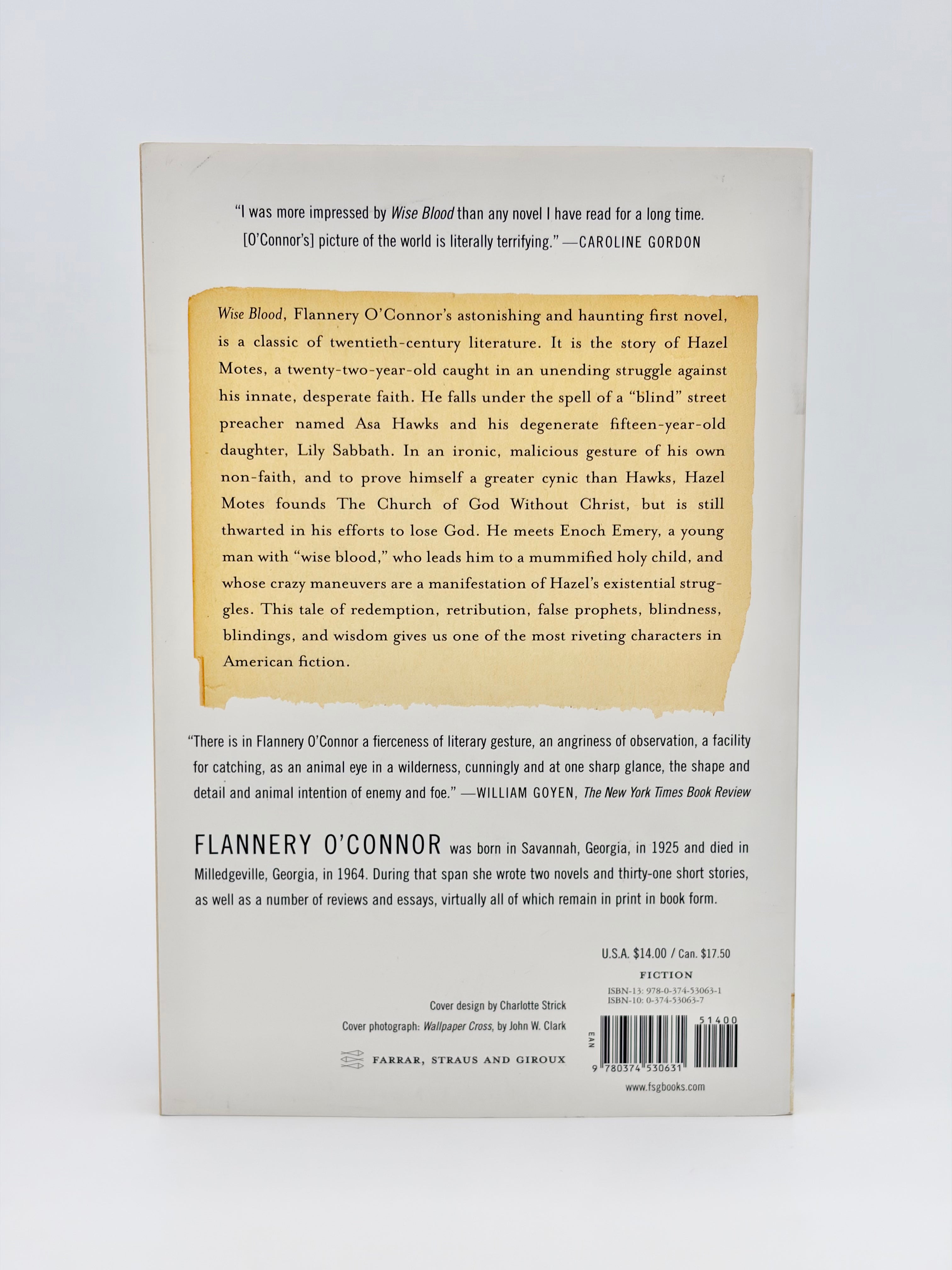 Wise Blood by Flannery O'Connor