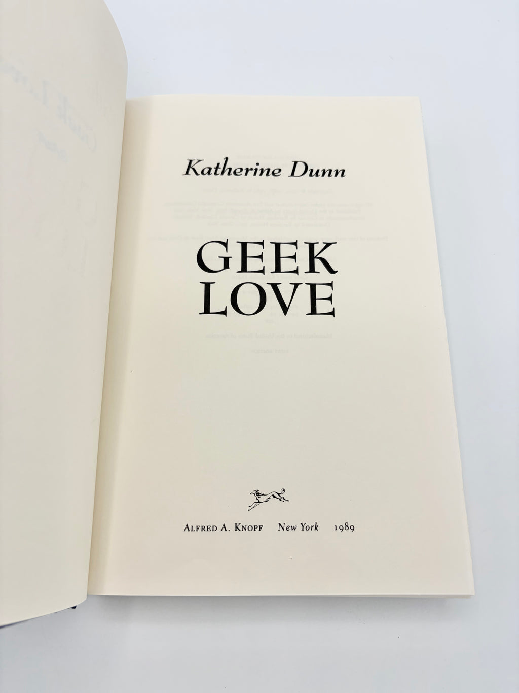 Geek Love by Katherine Dunn