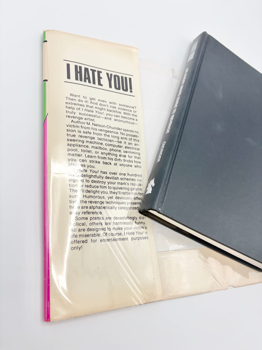 I Hate You! An Angry Man's Guide to Revenge by M. Nelson Chunder