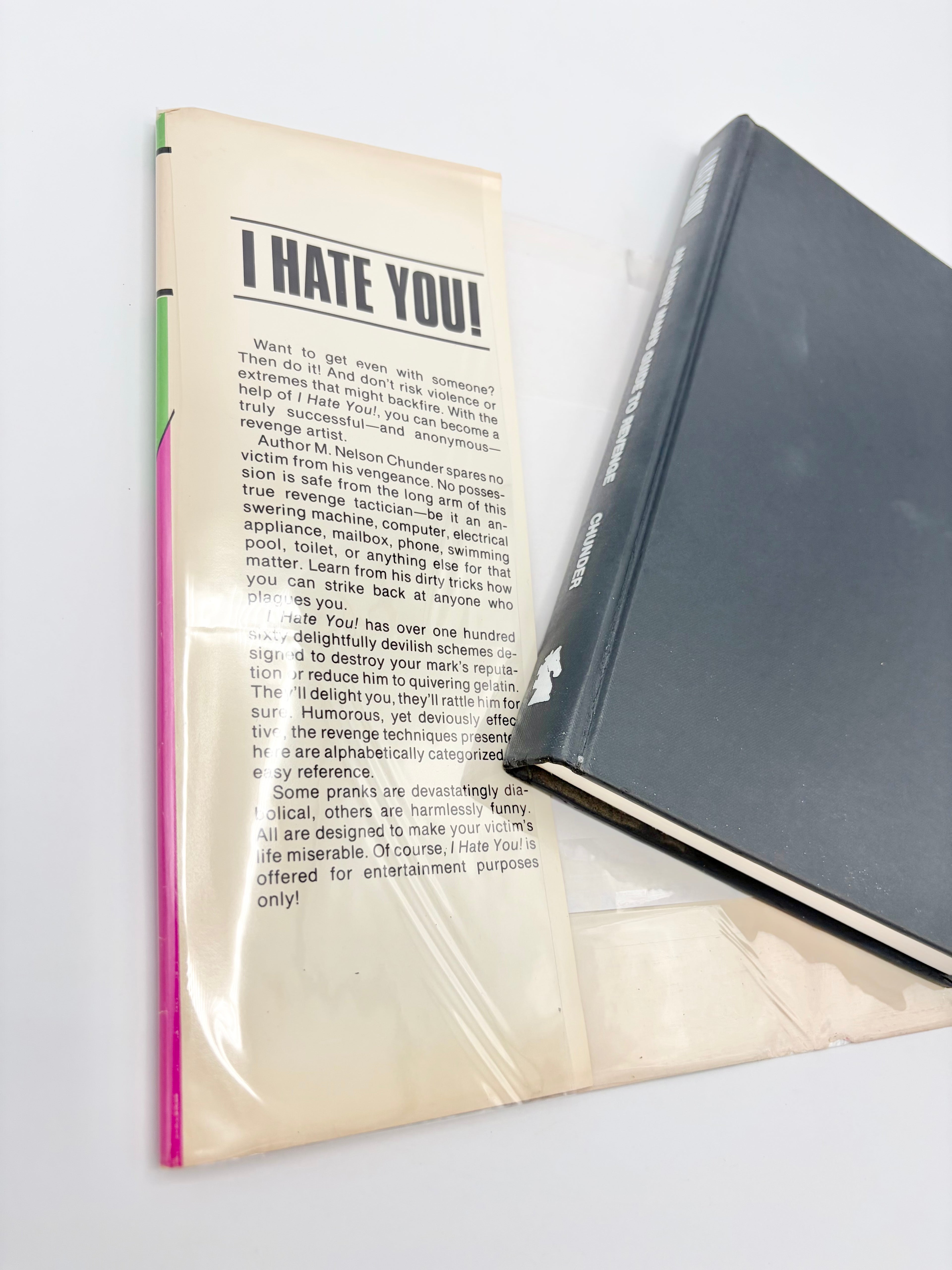 I Hate You! An Angry Man's Guide to Revenge by M. Nelson Chunder