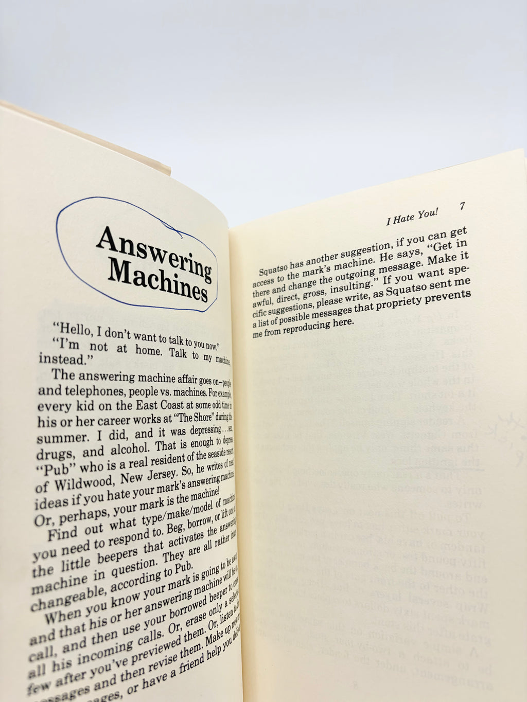 I Hate You! An Angry Man's Guide to Revenge by M. Nelson Chunder