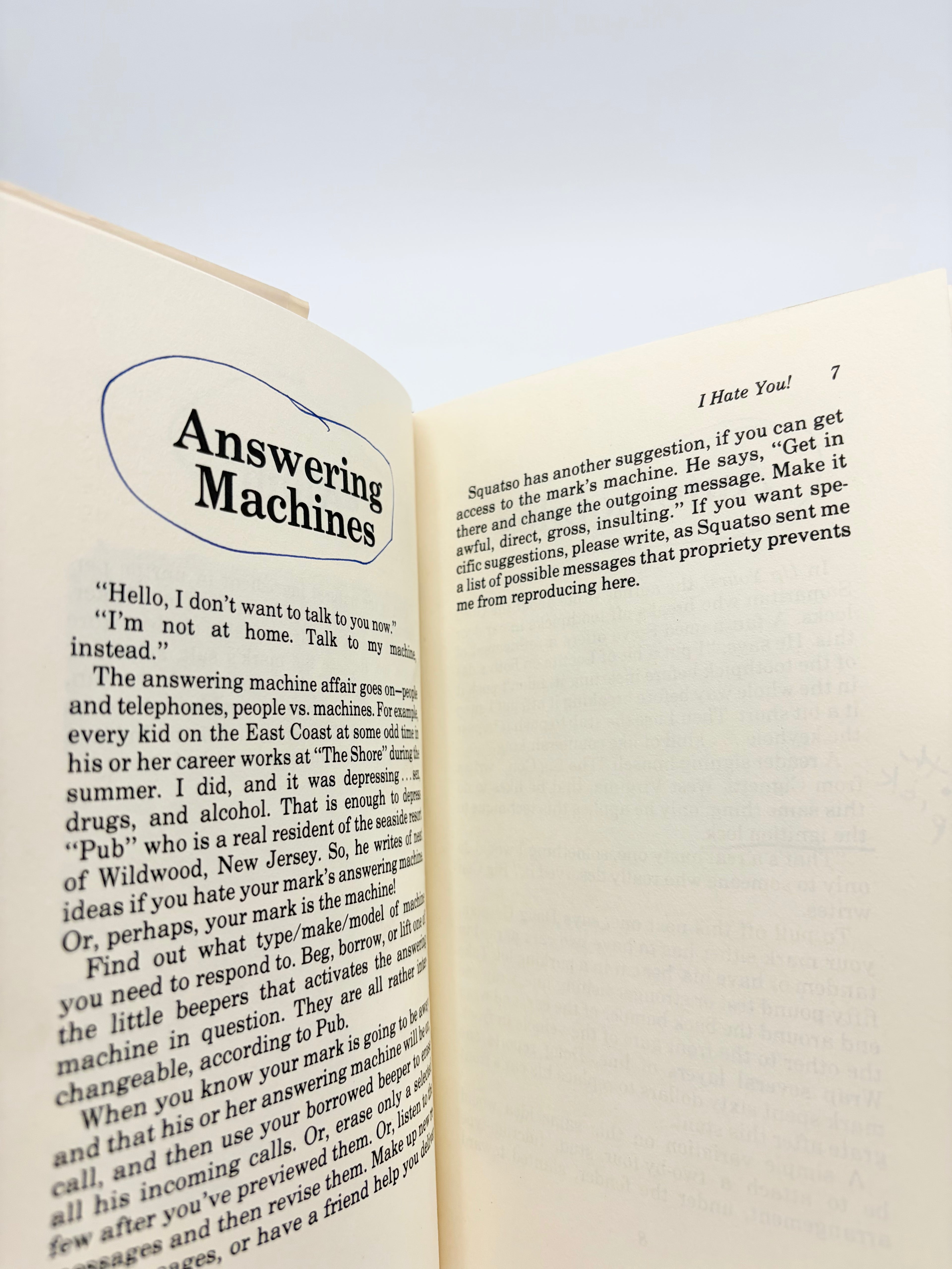 I Hate You! An Angry Man's Guide to Revenge by M. Nelson Chunder