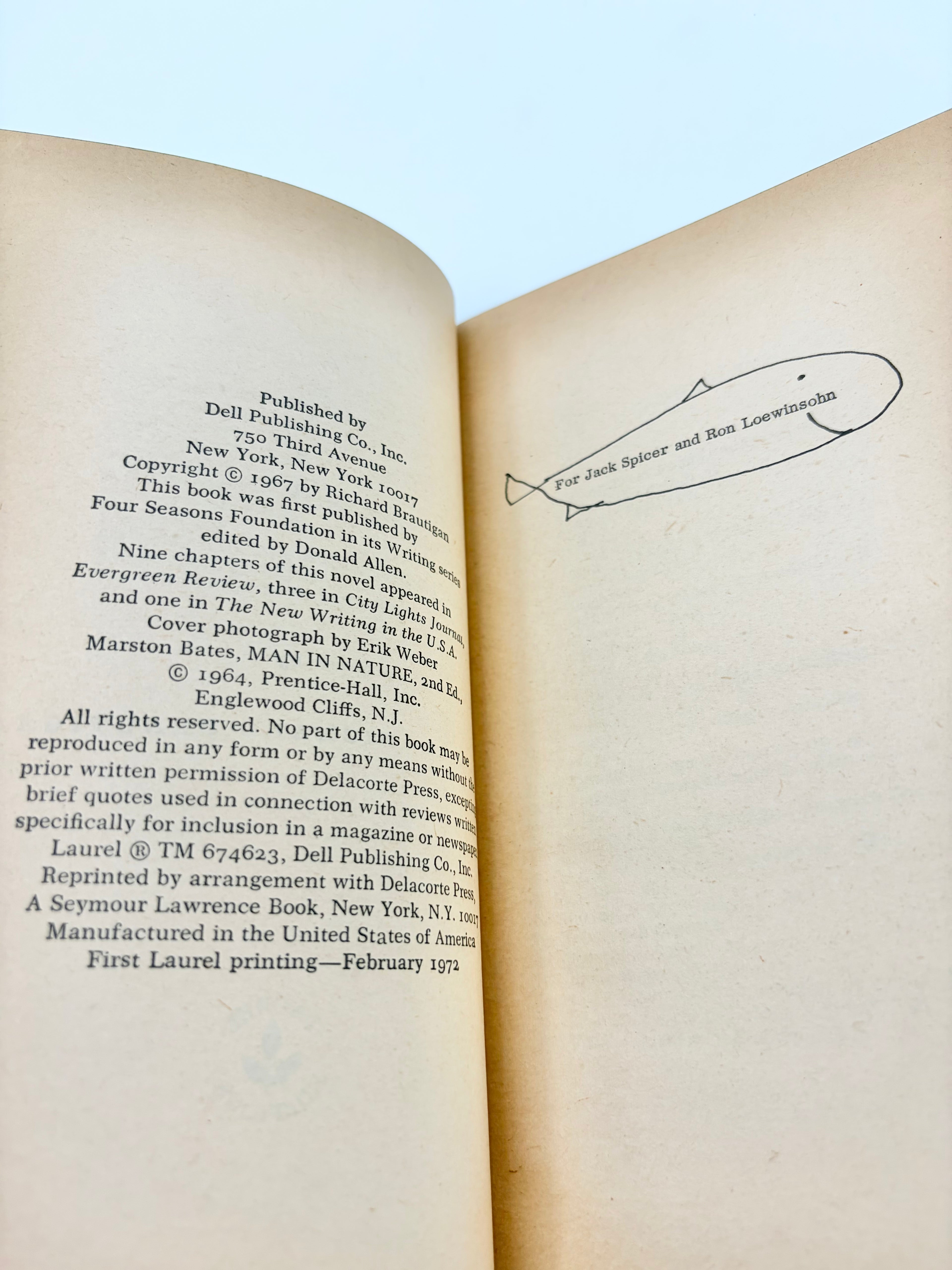 Trout Fishing in America by Richard Brautigan