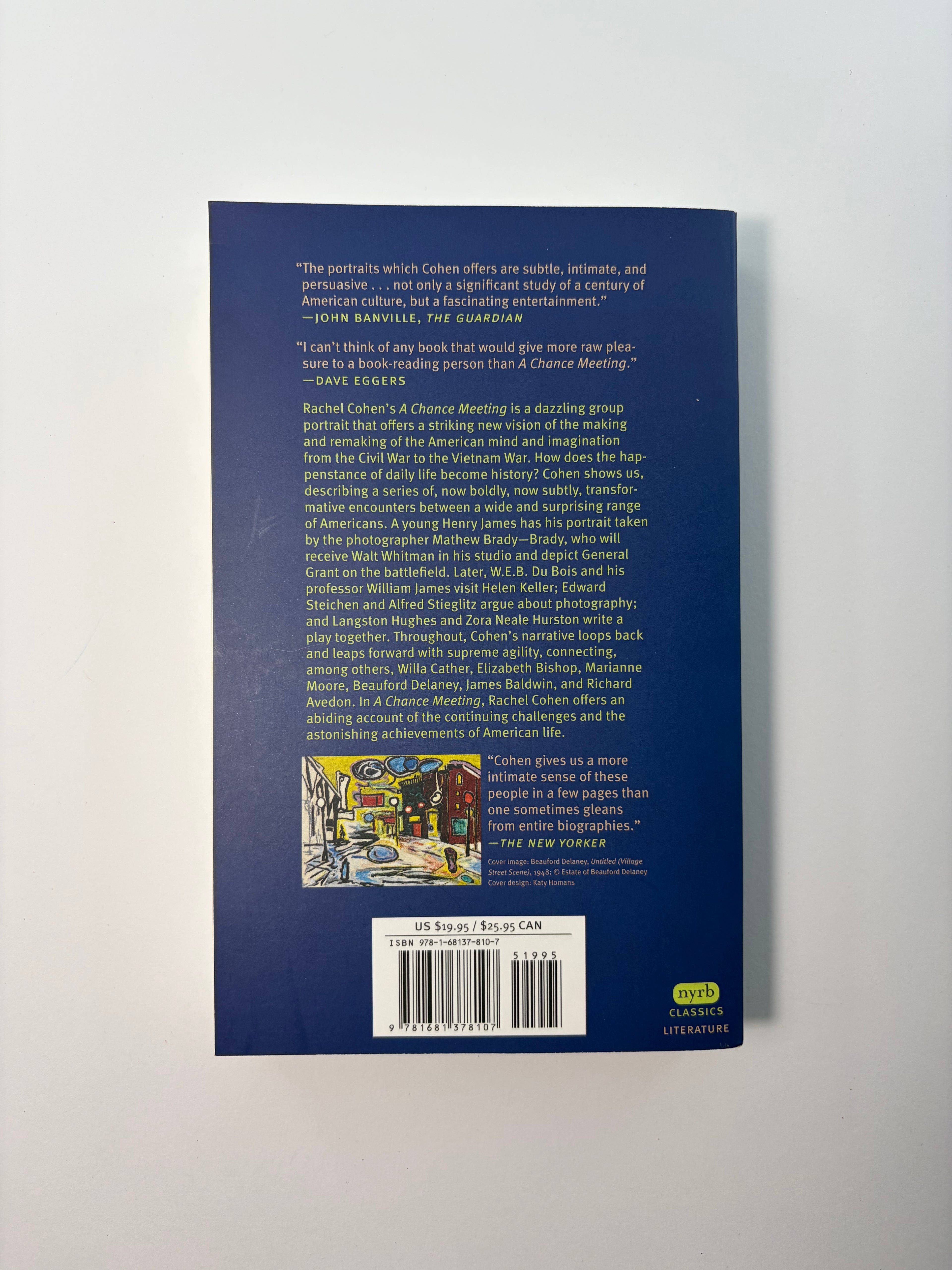 A Chance Meeting: American Encounters by Rachel Cohen - NYRB Classics