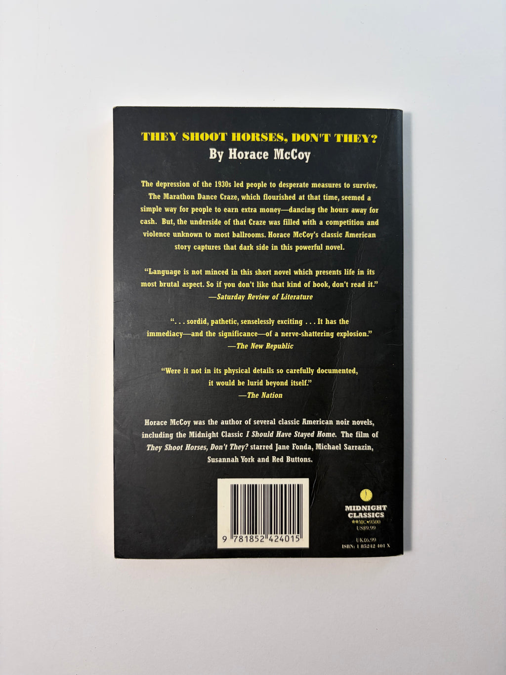 They Shoot Horses, Don't They? by Horace McCoy