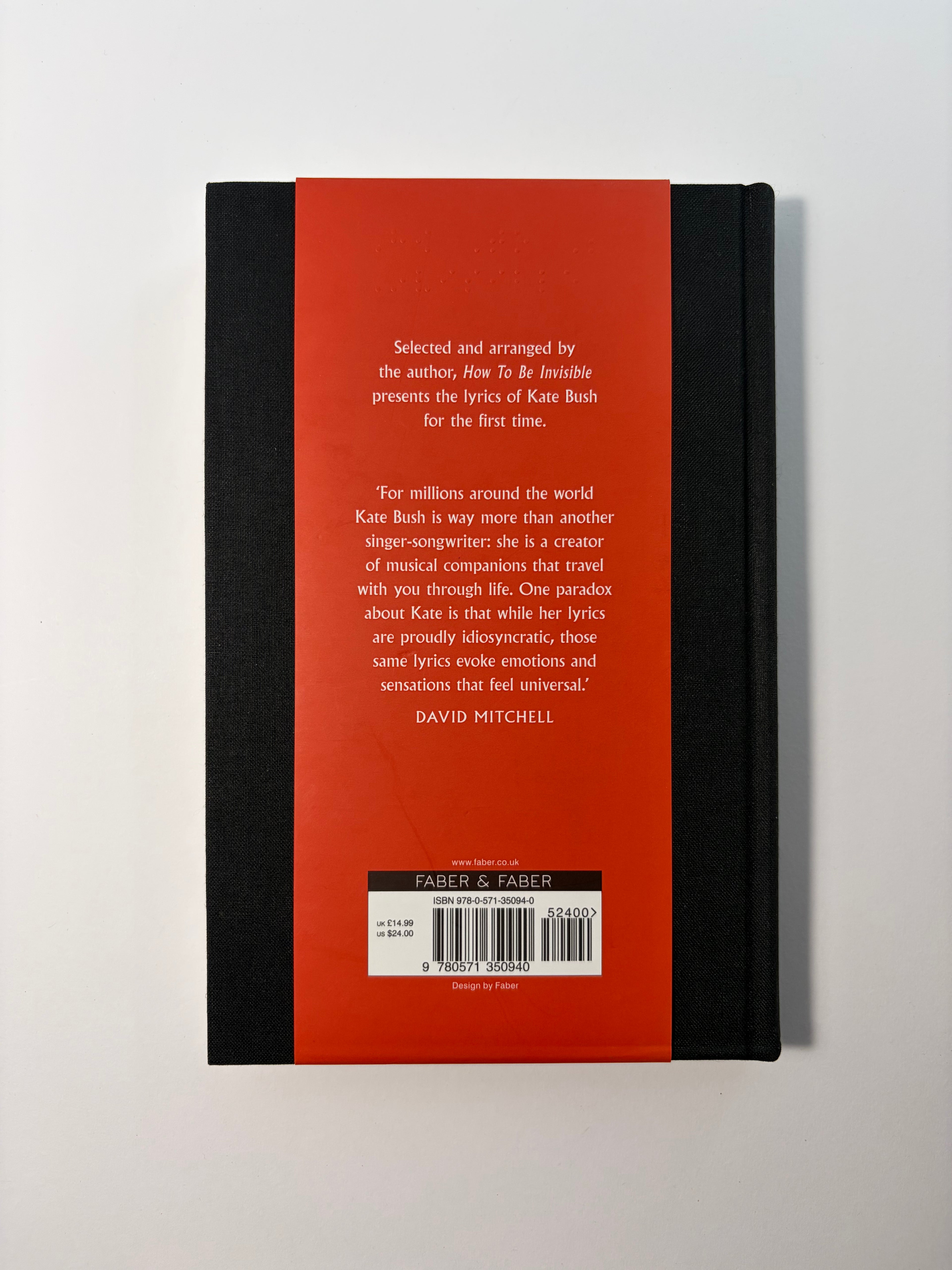 How to Be Invisible by Kate Bush