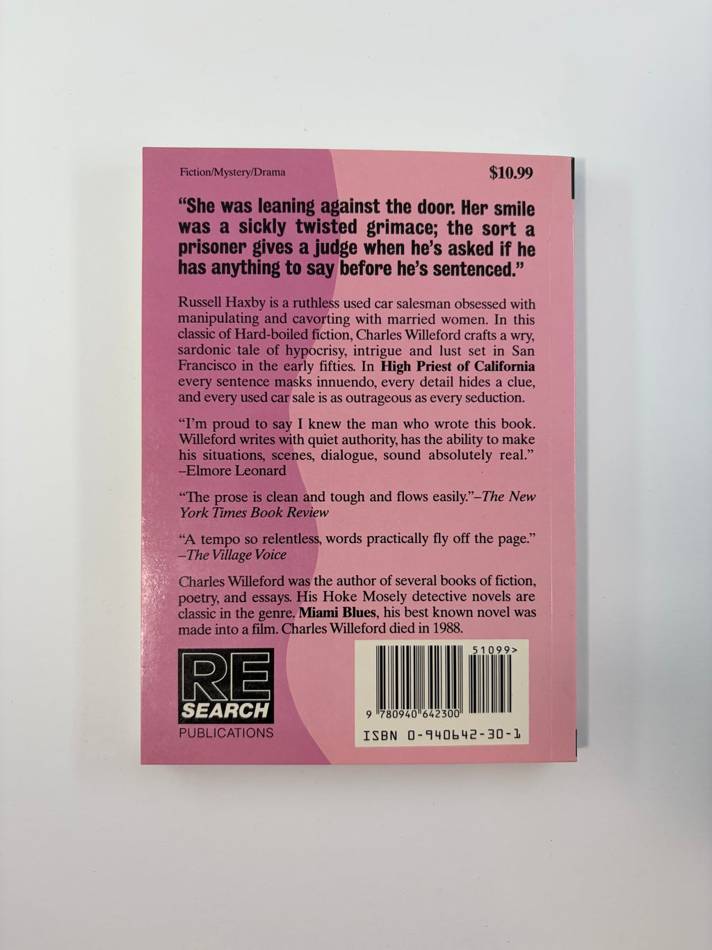 High Priest of California by Charles Willeford