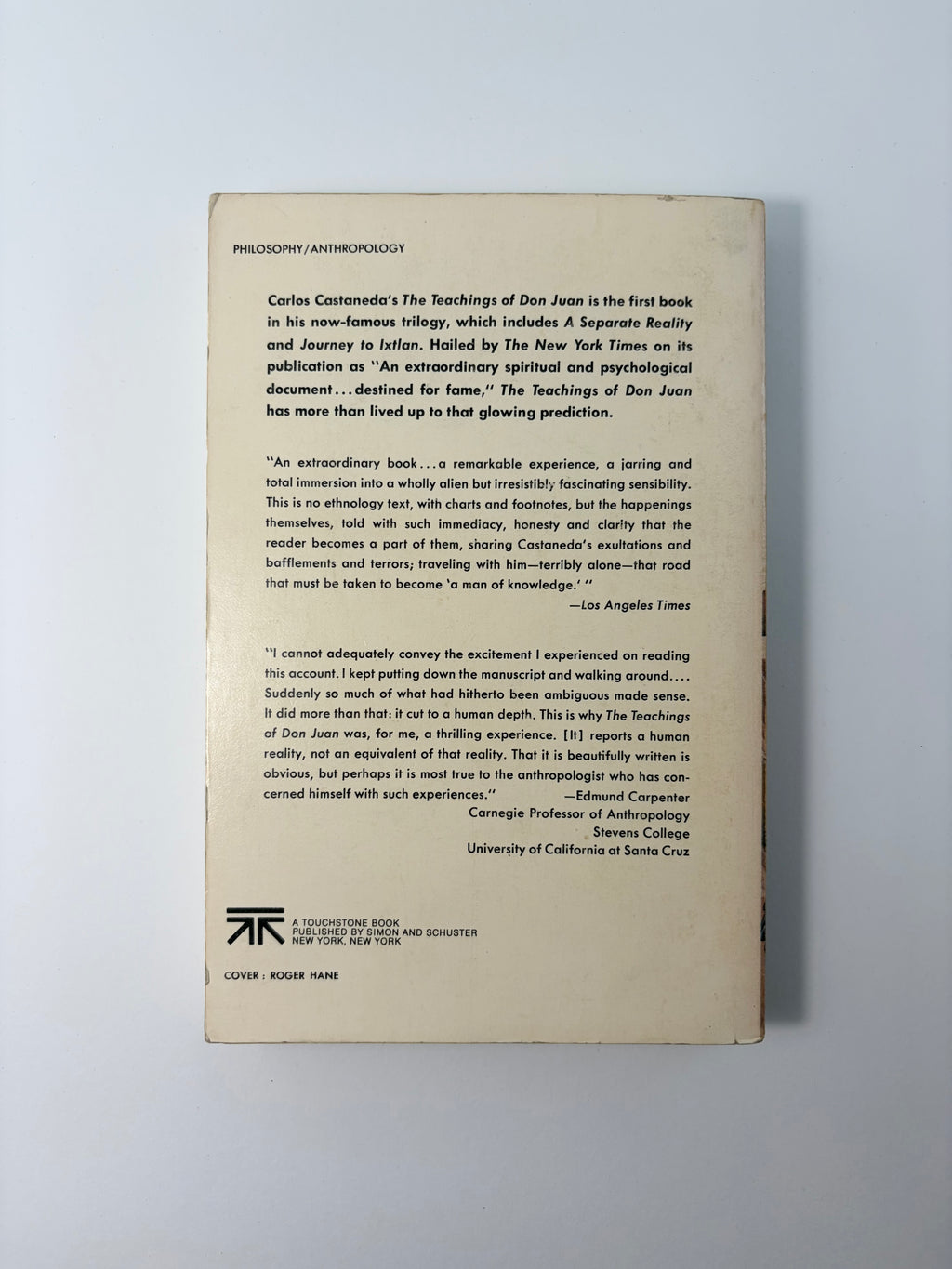 The Teachings of Don Juan: A Yaqui Way of Knowledge by Carlos Castaneda