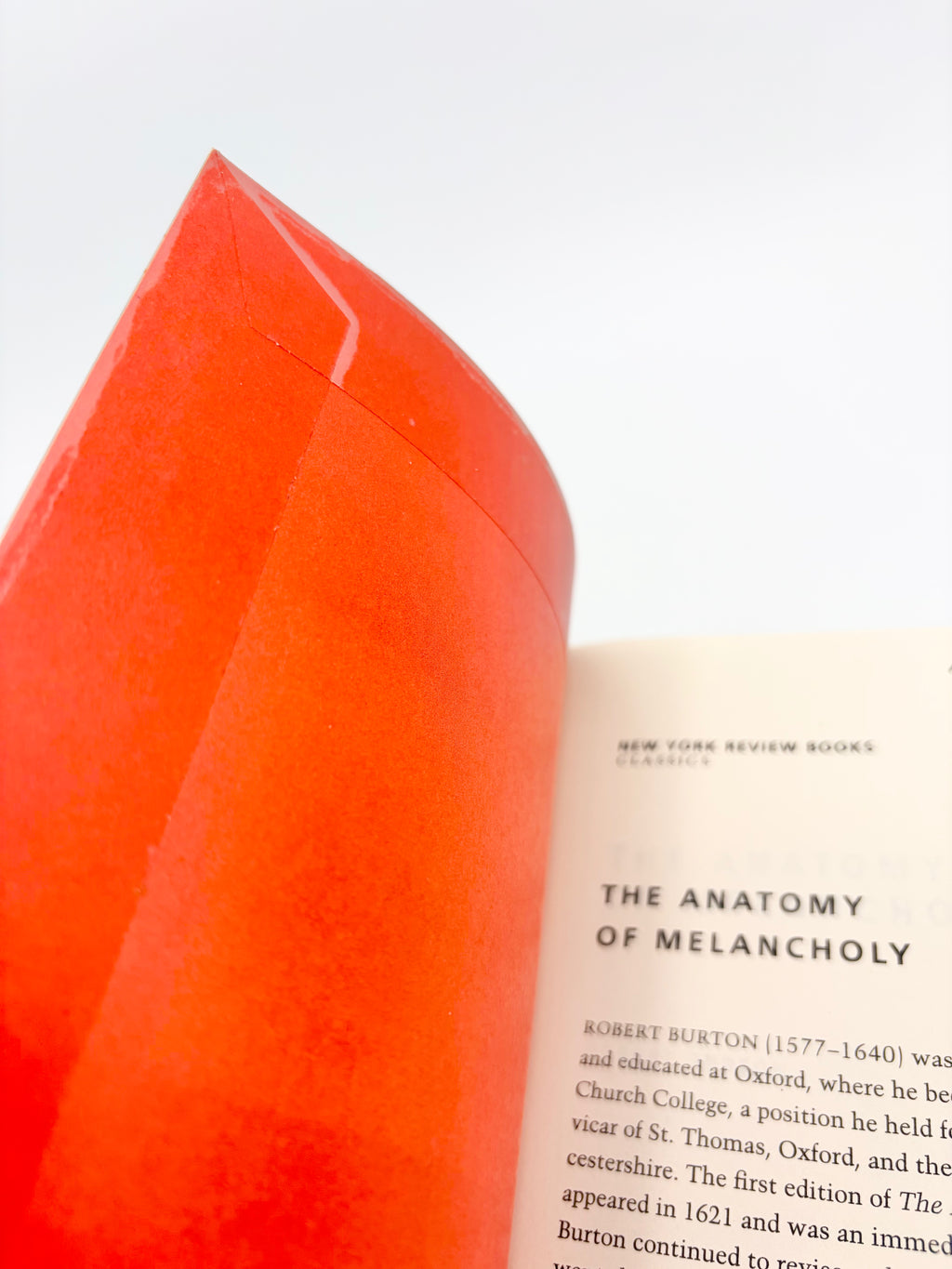 The Anatomy of Melancholy by Robert Burton - NYRB Classics