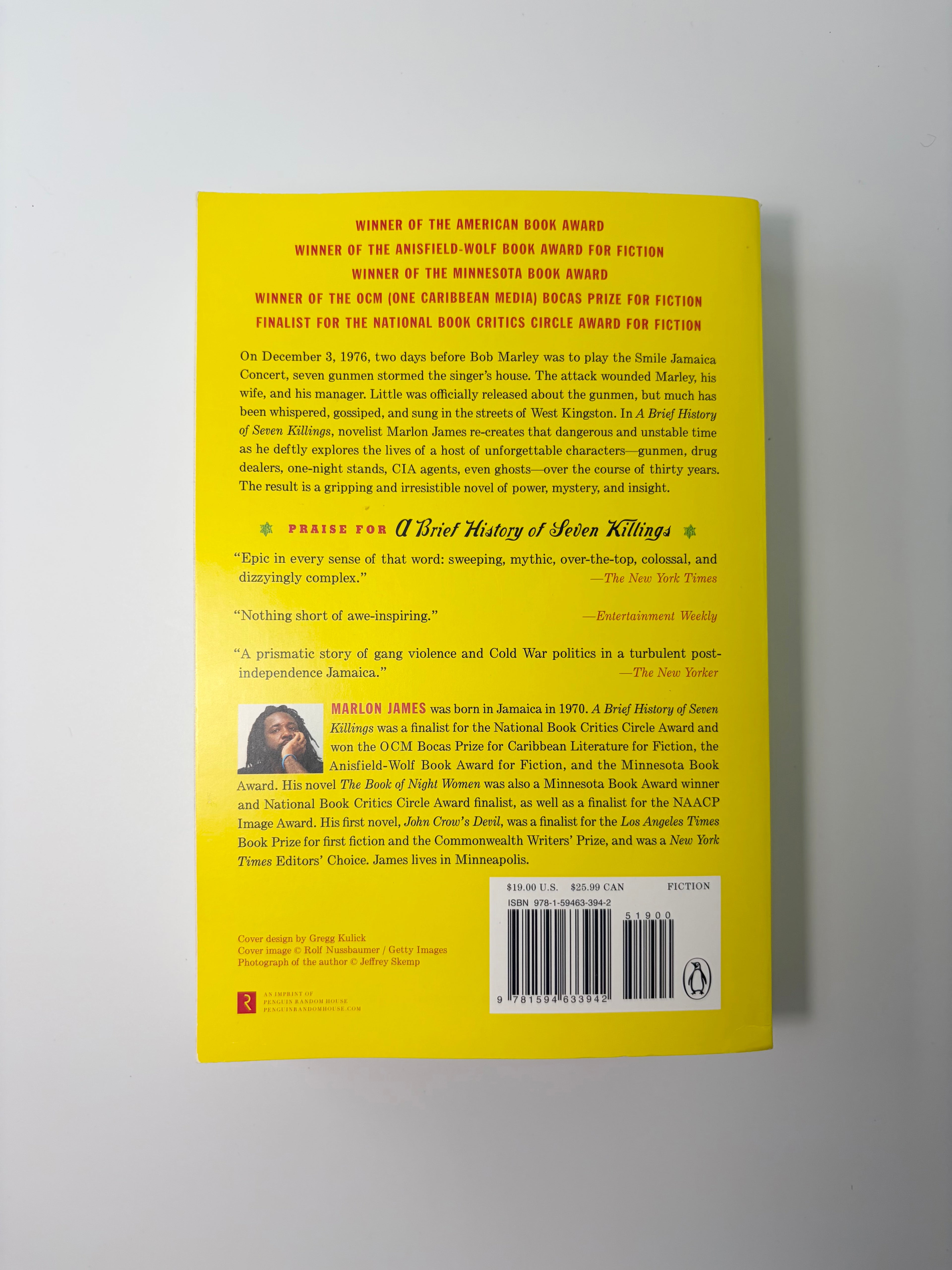 A Brief History of Seven Killings by Marlon James