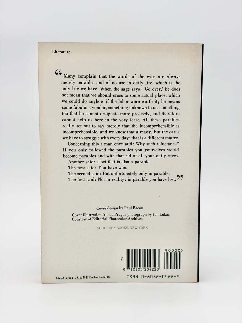 Parables and Paradoxes (Bilingual Edition) by Franz Kafka