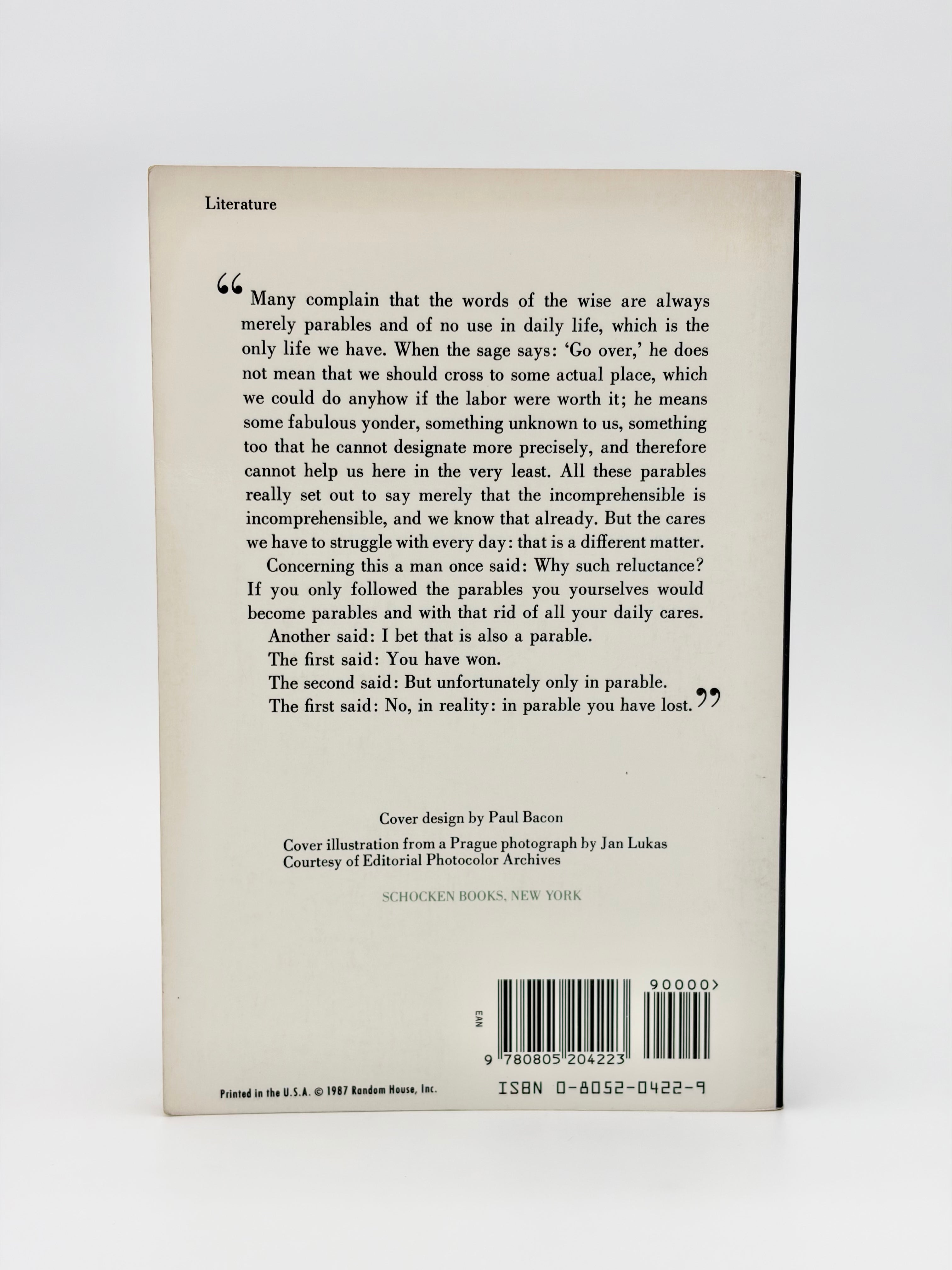 Parables and Paradoxes (Bilingual Edition) by Franz Kafka