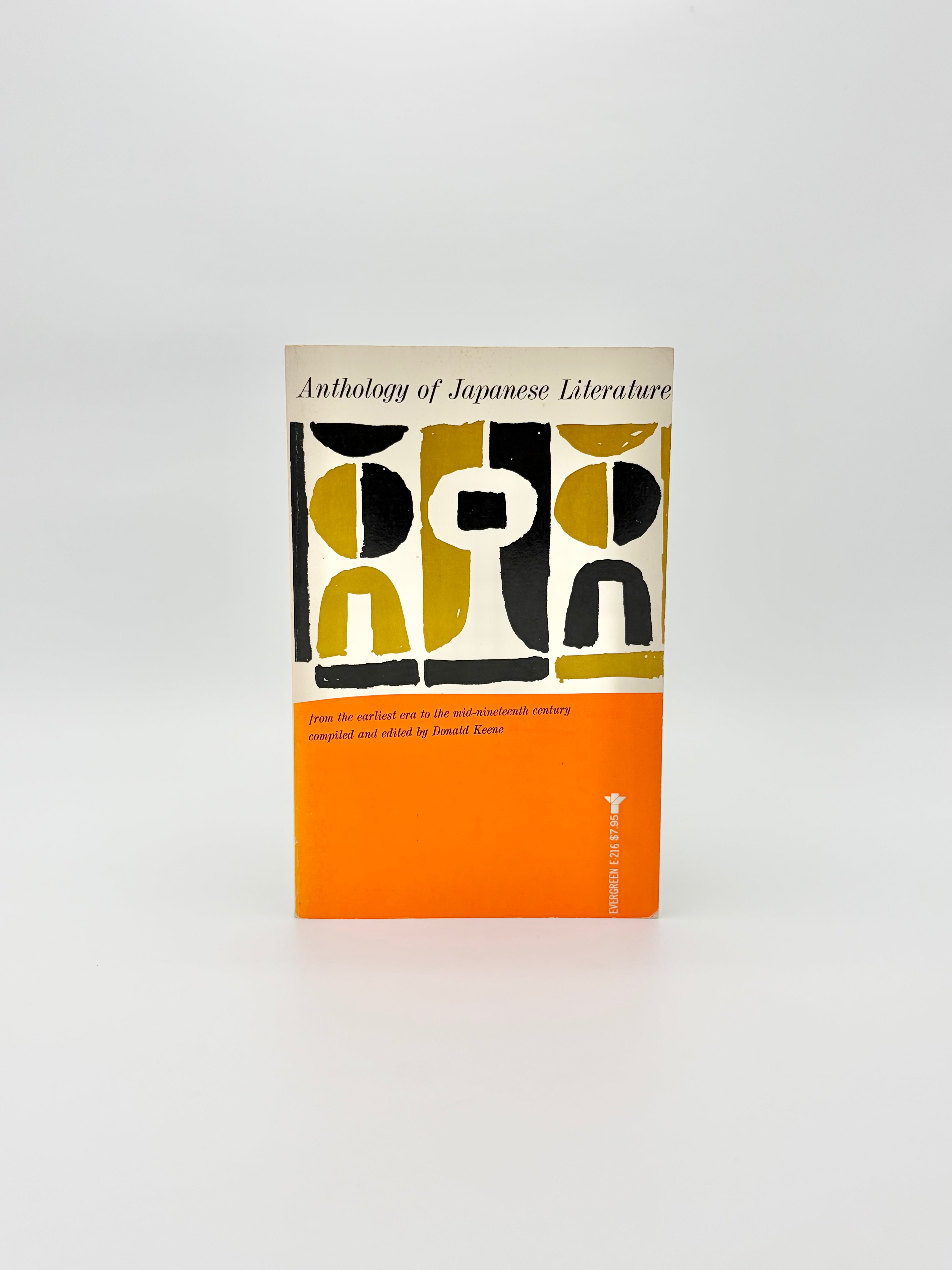 Grove Press Anthology of Japanese Literature compiled and edited by Donald Keene