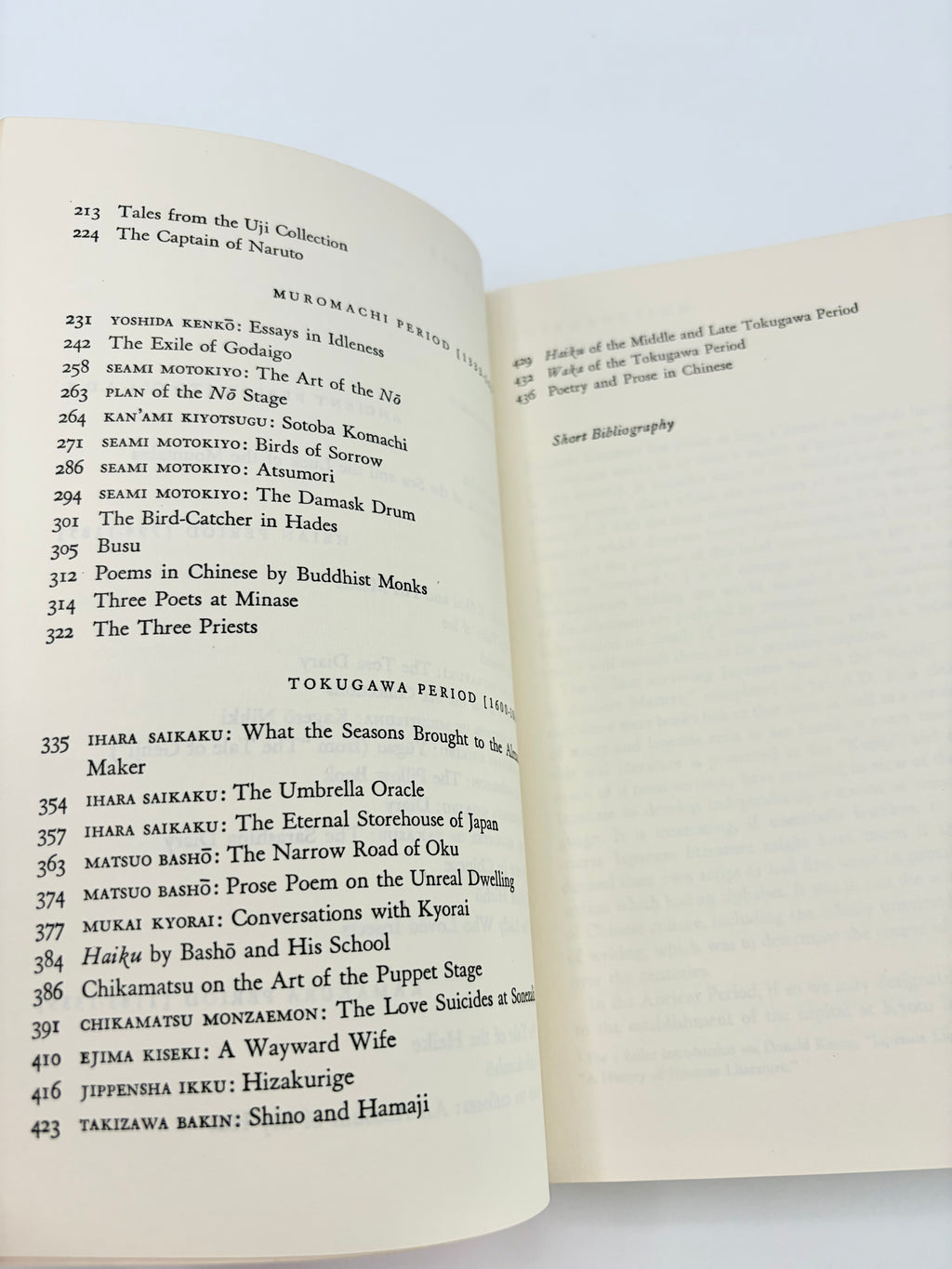 Grove Press Anthology of Japanese Literature compiled and edited by Donald Keene