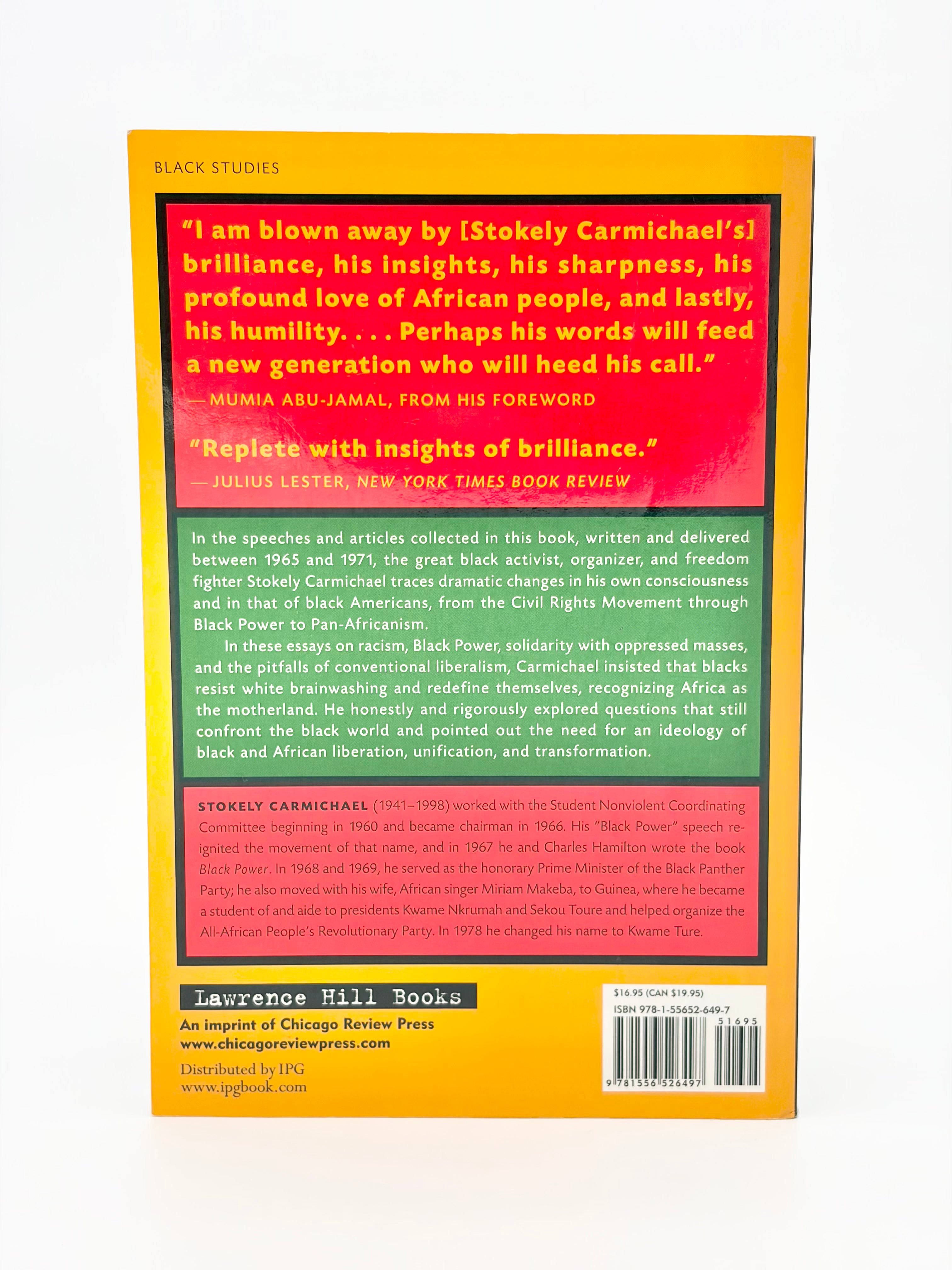 Stokely Speaks - From Black Power to Pan-Africanism by Stokely Carmichael (Kwame Ture)