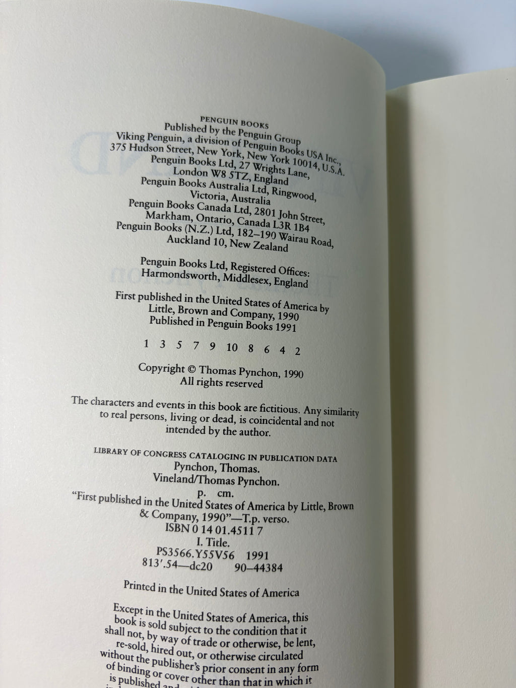 Vineland by Thomas Pynchon